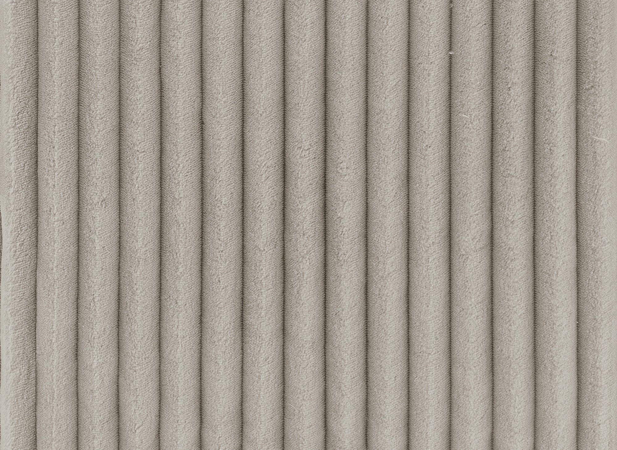 ADRYEN umwandelbares und wendbares Ecksofa mit Stauraum aus dickem Taupe-Cord