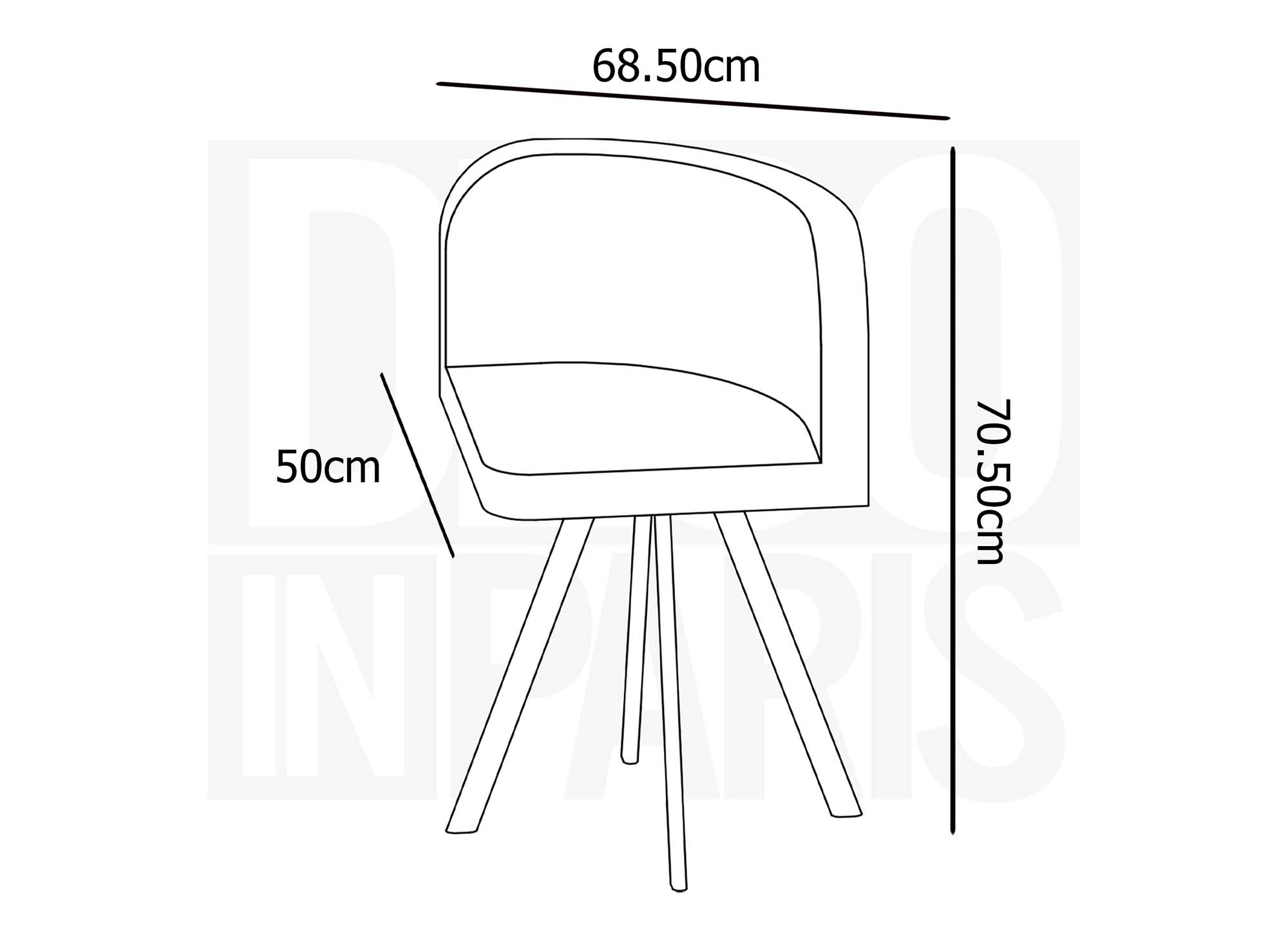 FLEN XL beige stapelbares Tisch- und 6-Stühle-Set