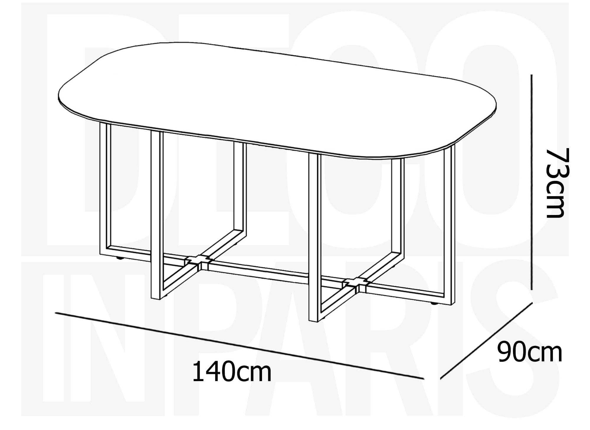 FLEN XL graues stapelbares Tisch- und 6-Stühle-Set