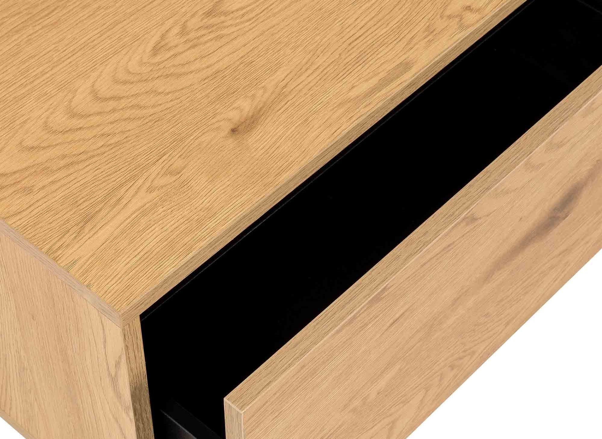 DARINA TV-Schrank aus Holz mit 1 Schublade und 1 Tür
