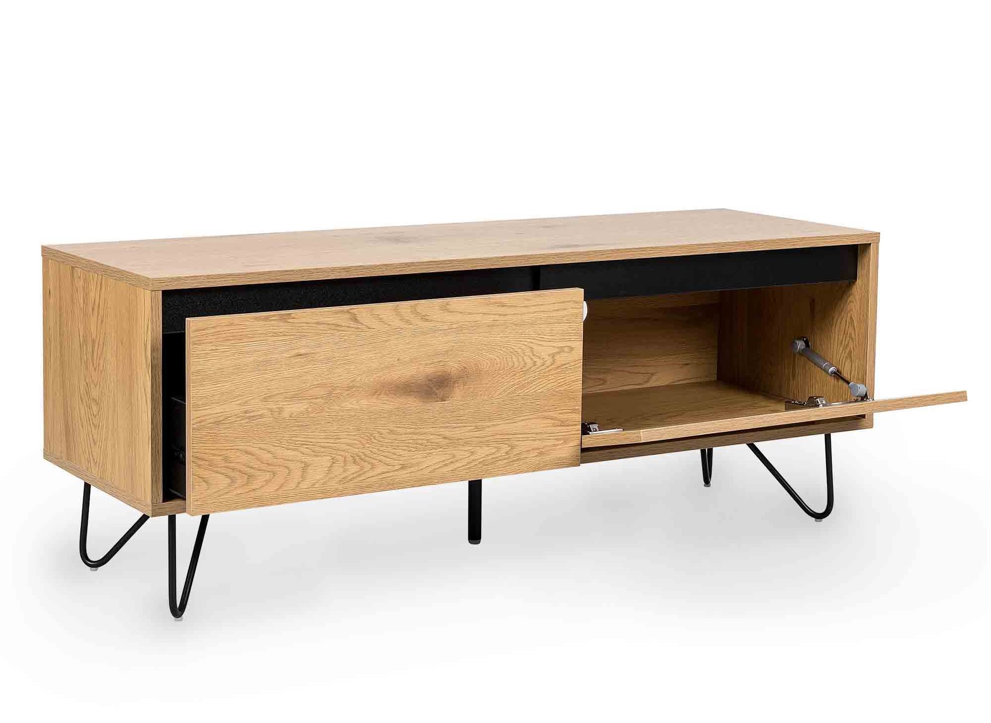 DARINA TV-Schrank aus Holz mit 1 Schublade und 1 Tür