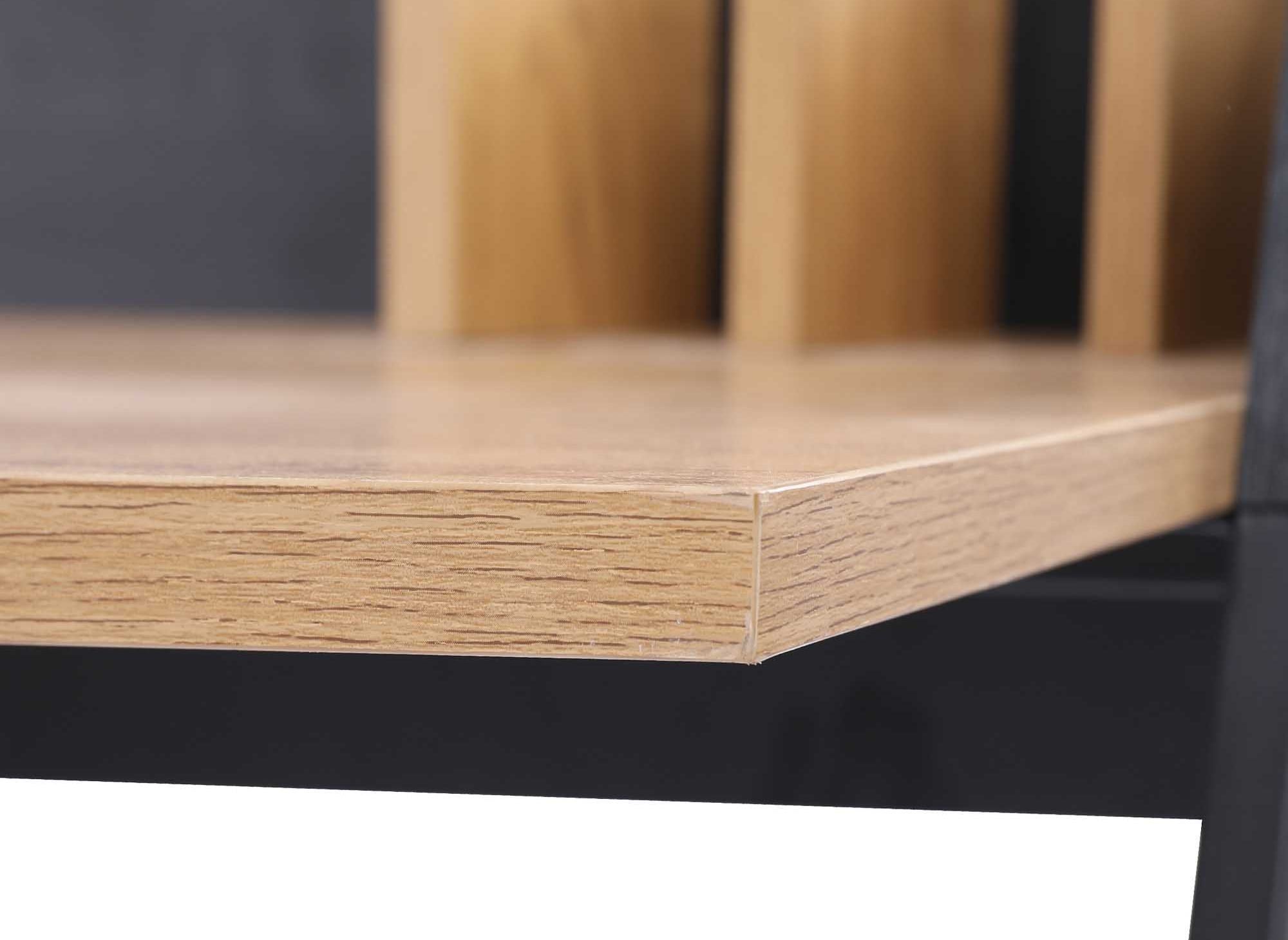 ARMELLE kompakter Industriedesign-Schreibtisch aus Holz und Metall