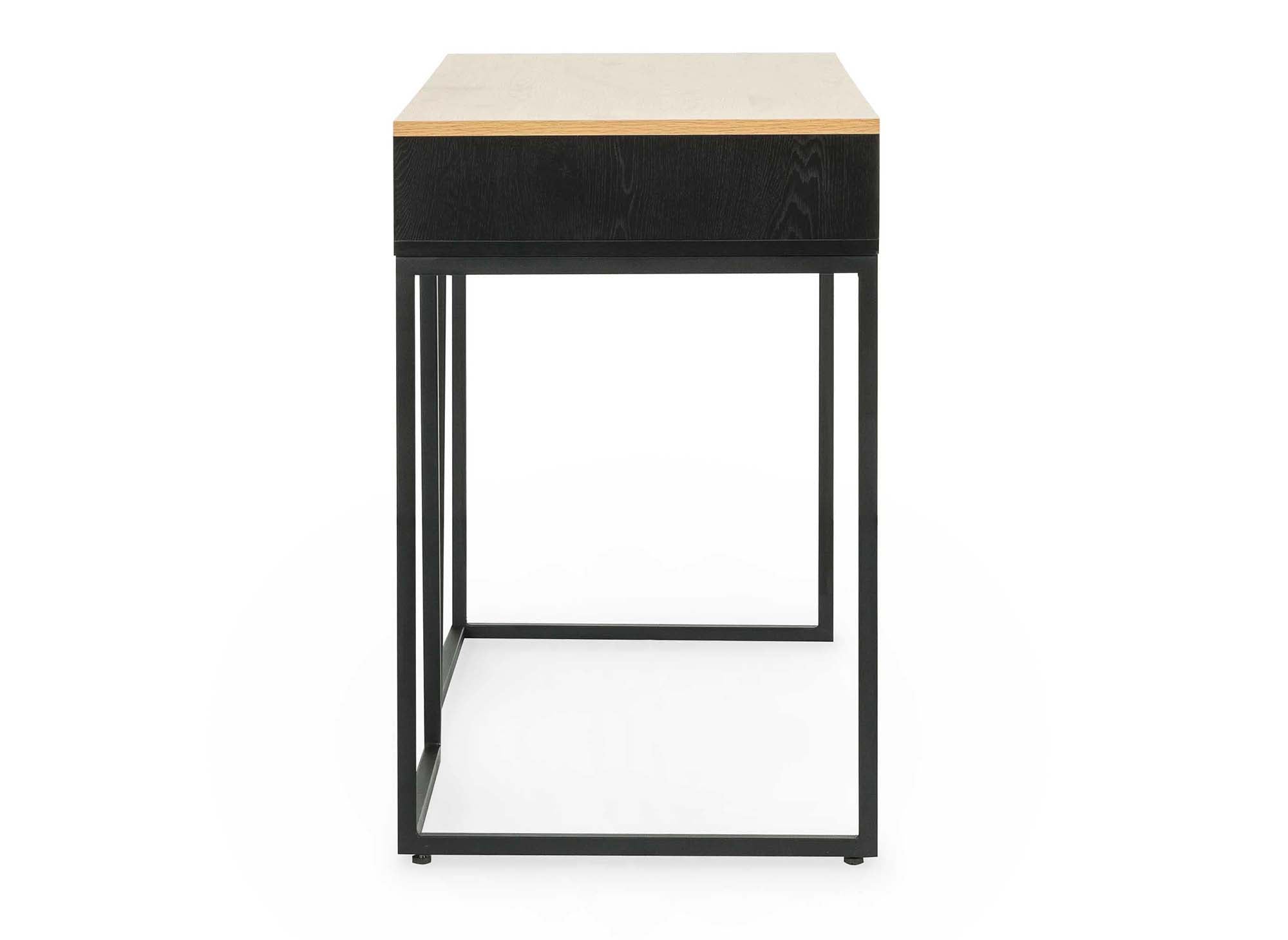 COLETTE Industrie-Schreibtisch mit Schublade und Stauraum aus Holz und Metall