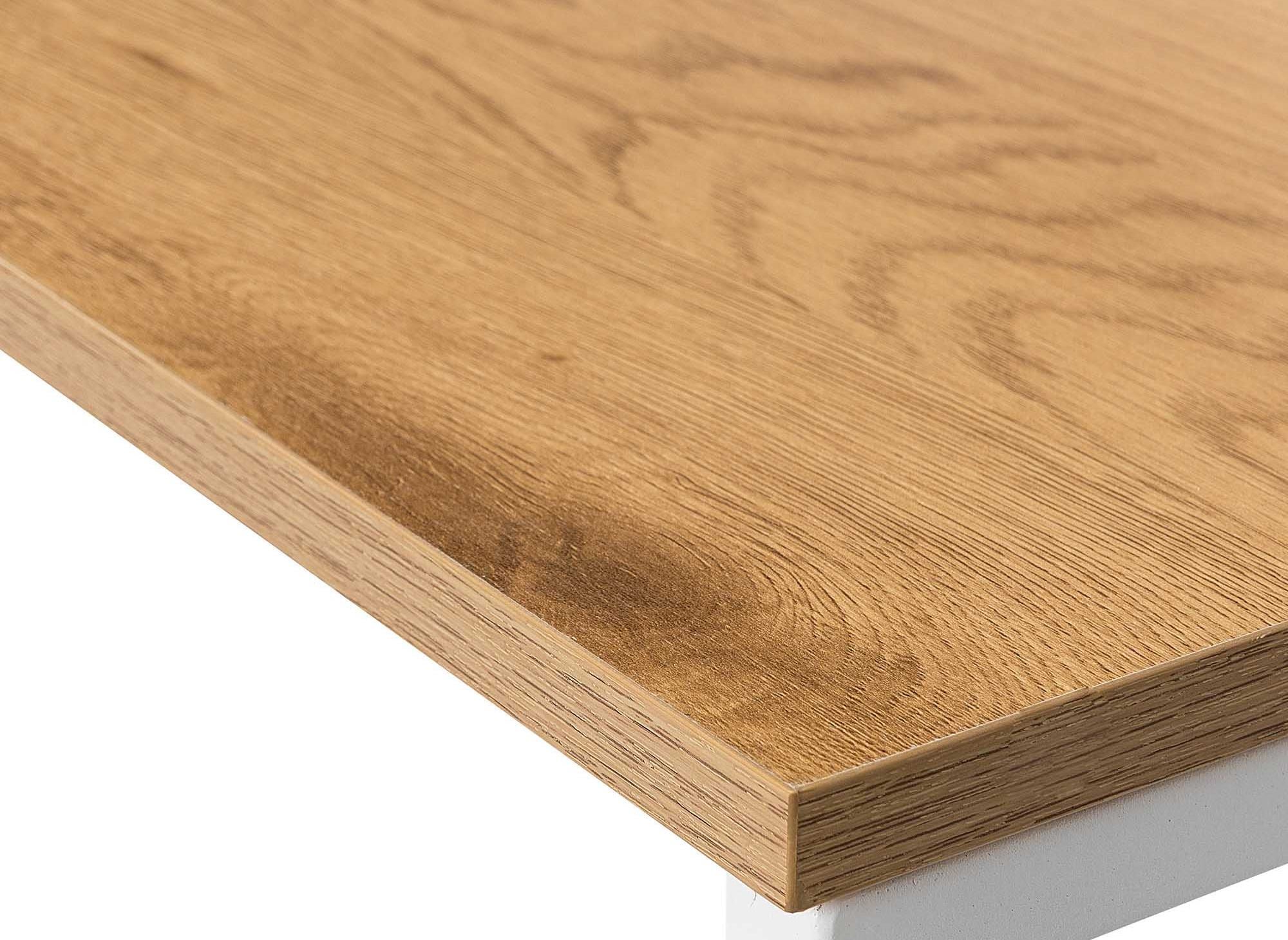 NORBERT Skandinavischer Schreibtisch mit Stauraum aus Holz und Metall