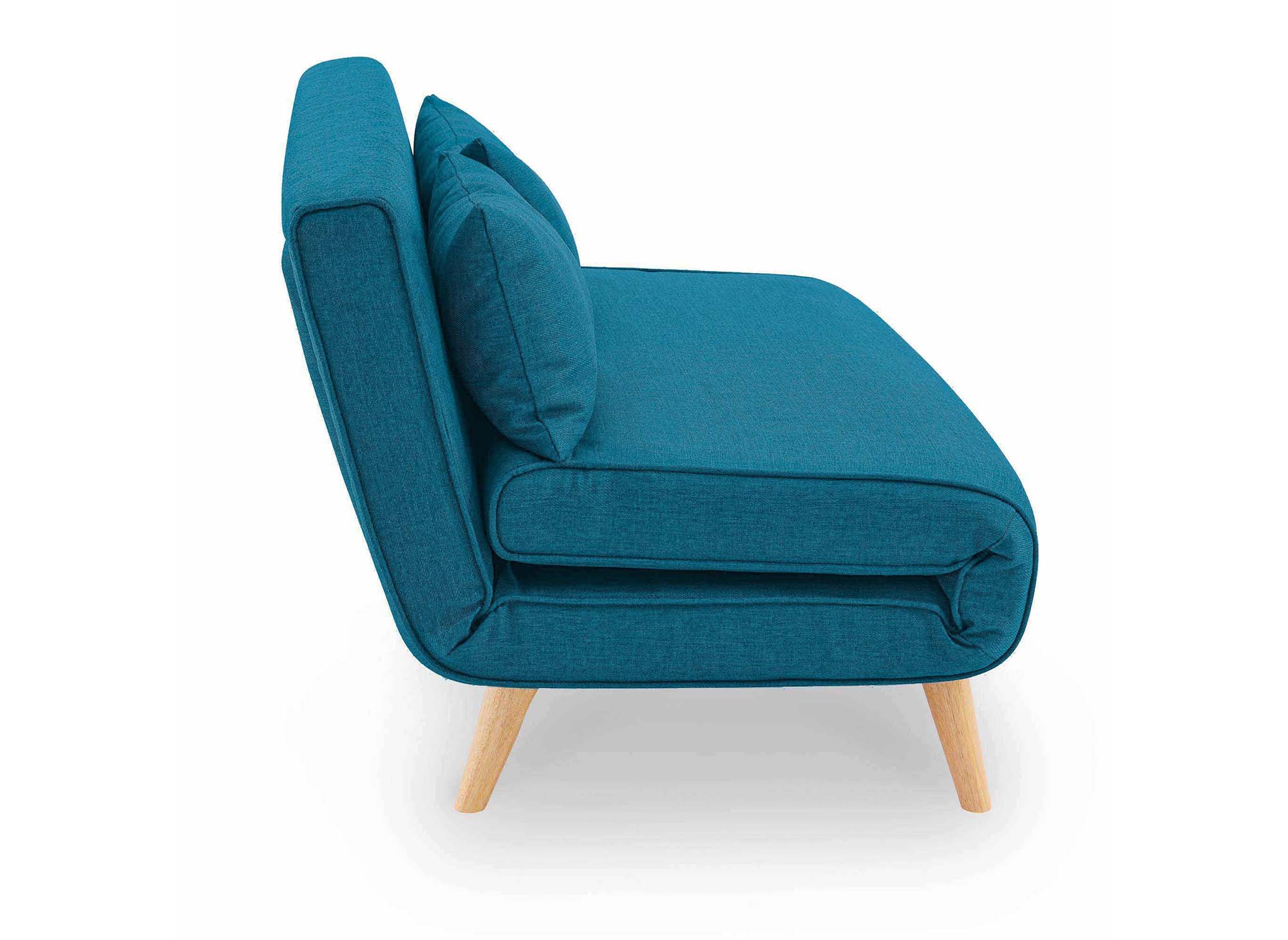 TONKA 2-Sitzer-Sitzbank aus blauem Stoff