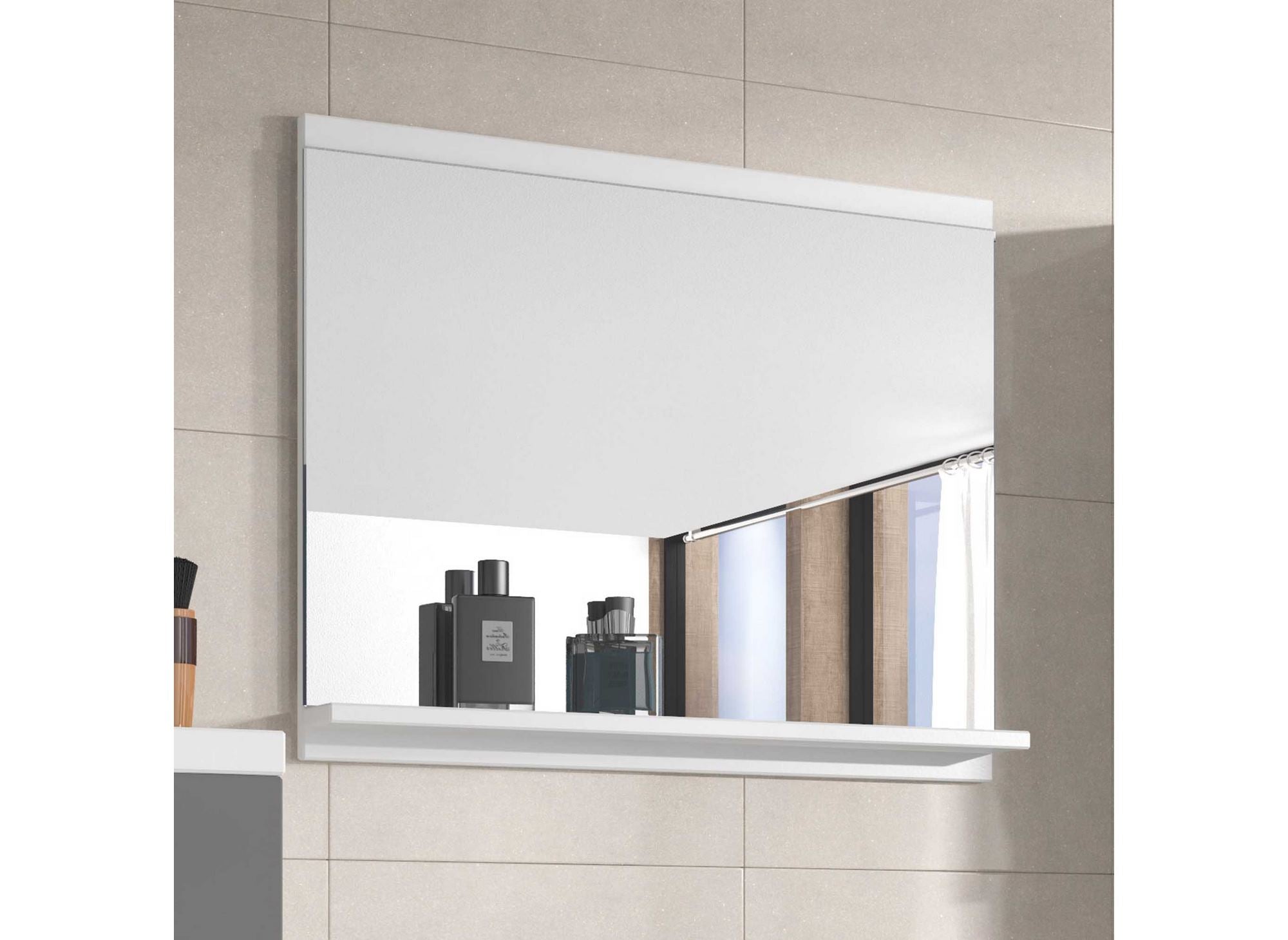 Shelby Wand-Badmöbel-Set - Weiß und Grau