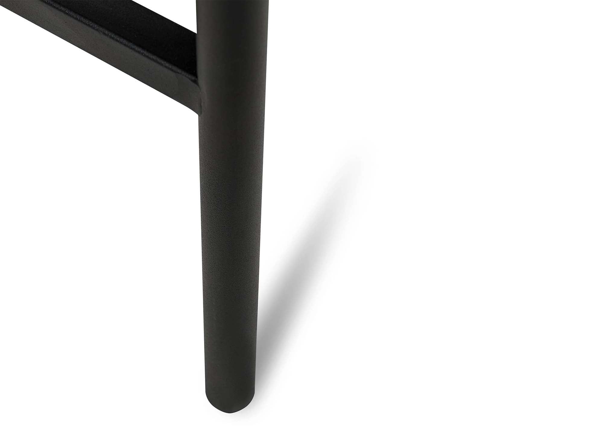 DARYL Schreibtisch mit 2 Schubladen aus Holz und schwarzem Metall