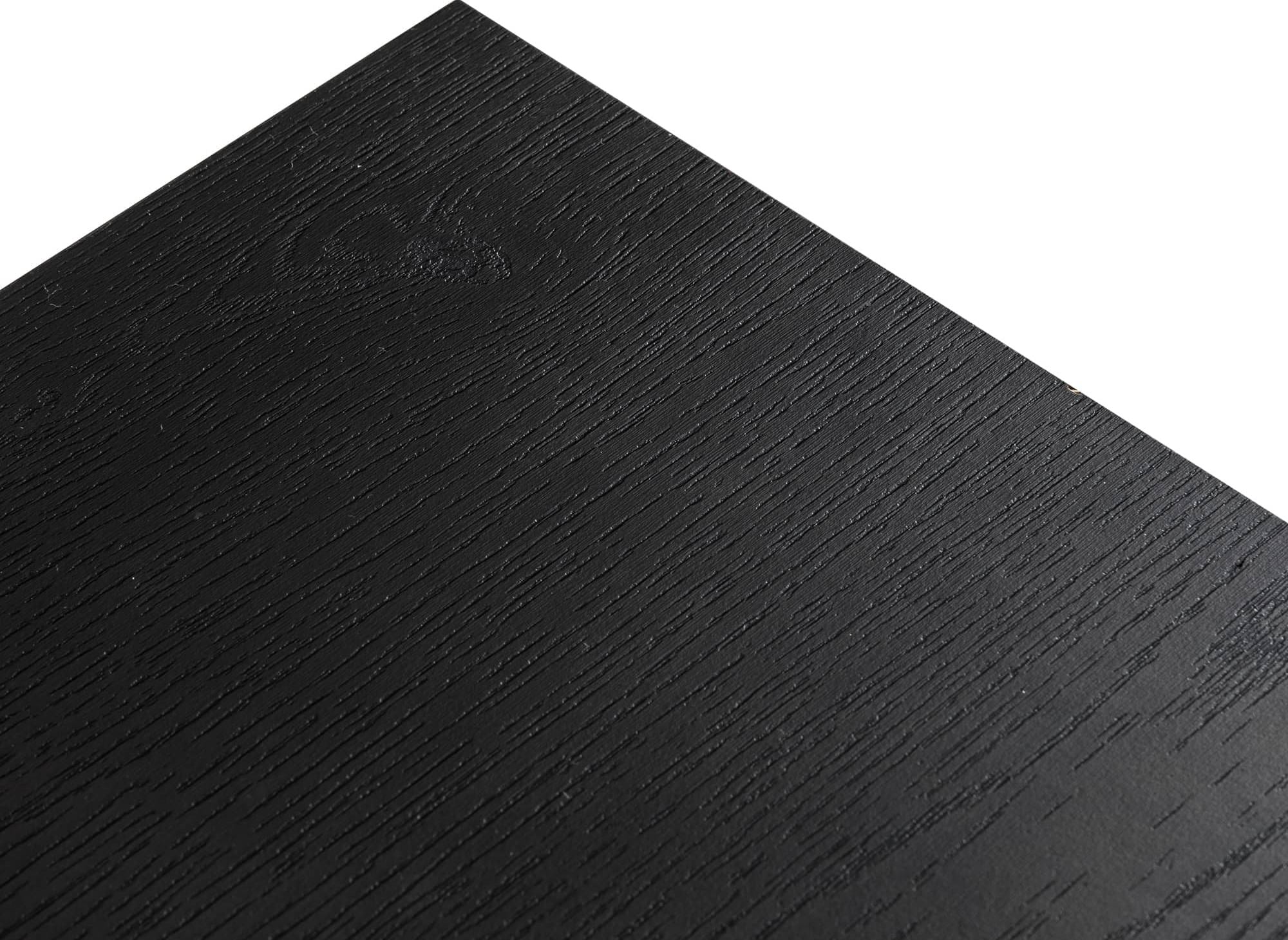 DARYL Schreibtisch mit 2 Schubladen aus Holz und schwarzem Metall