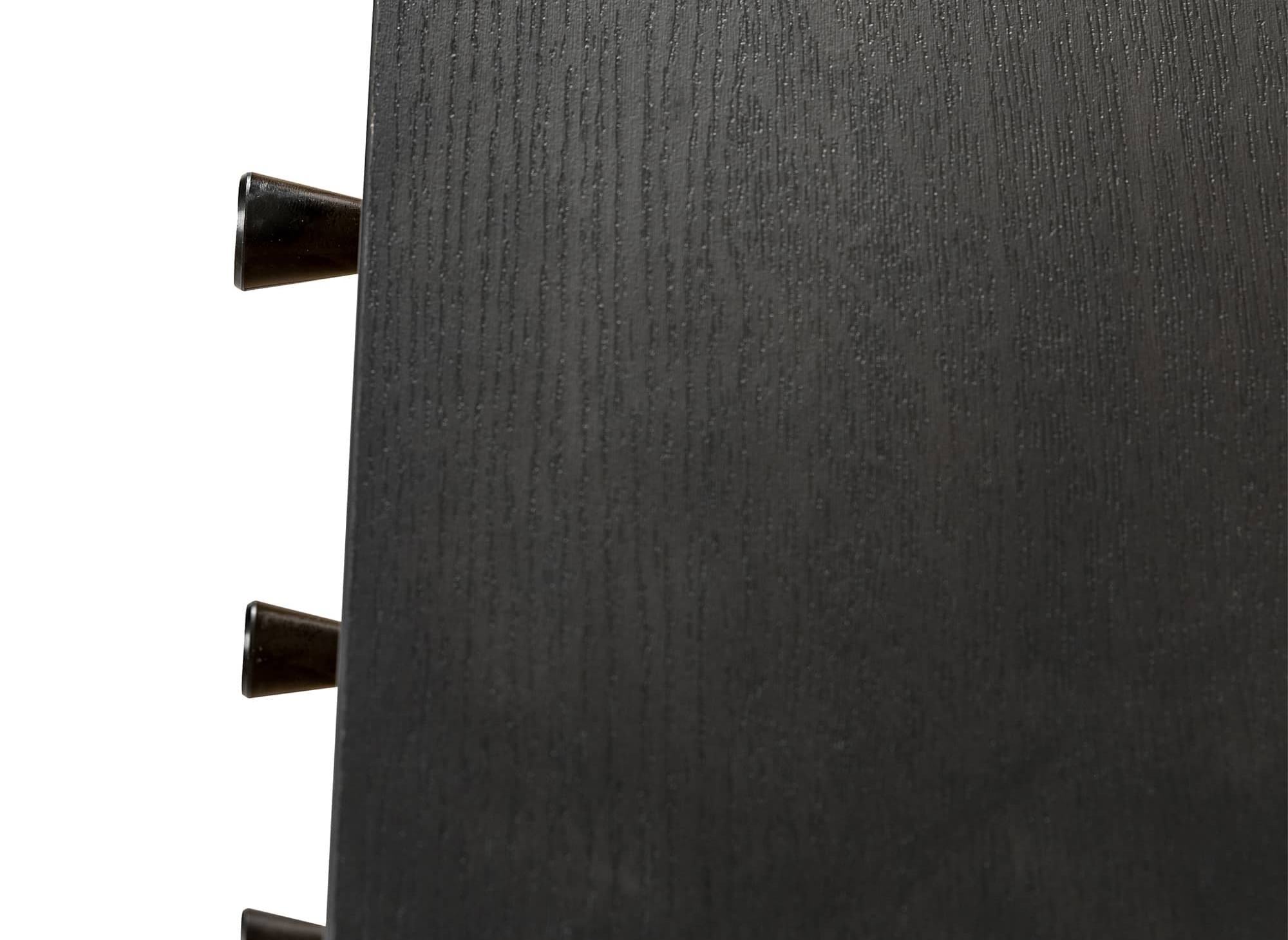 DARYL Sideboard mit 3 Schubladen und 2 Türen aus Holz und schwarzem Metall