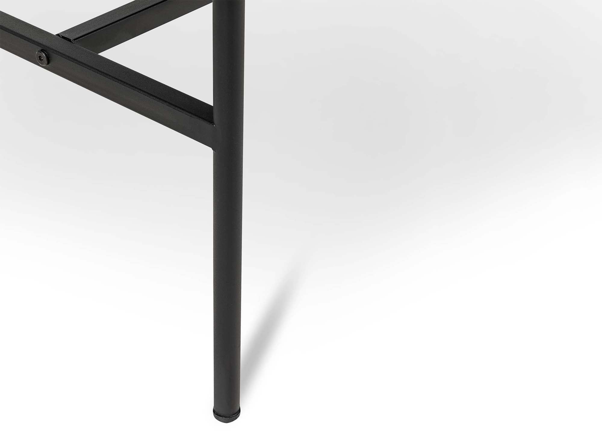 DARYL Sideboard mit 3 Schubladen und 2 Türen aus Holz und schwarzem Metall