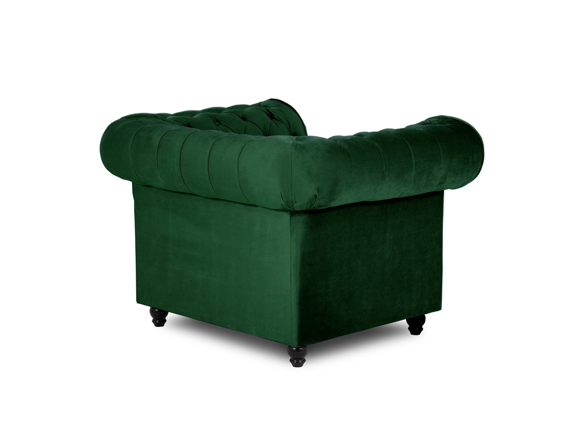Chesterfield-Sessel aus grünem Samt - WILSTON