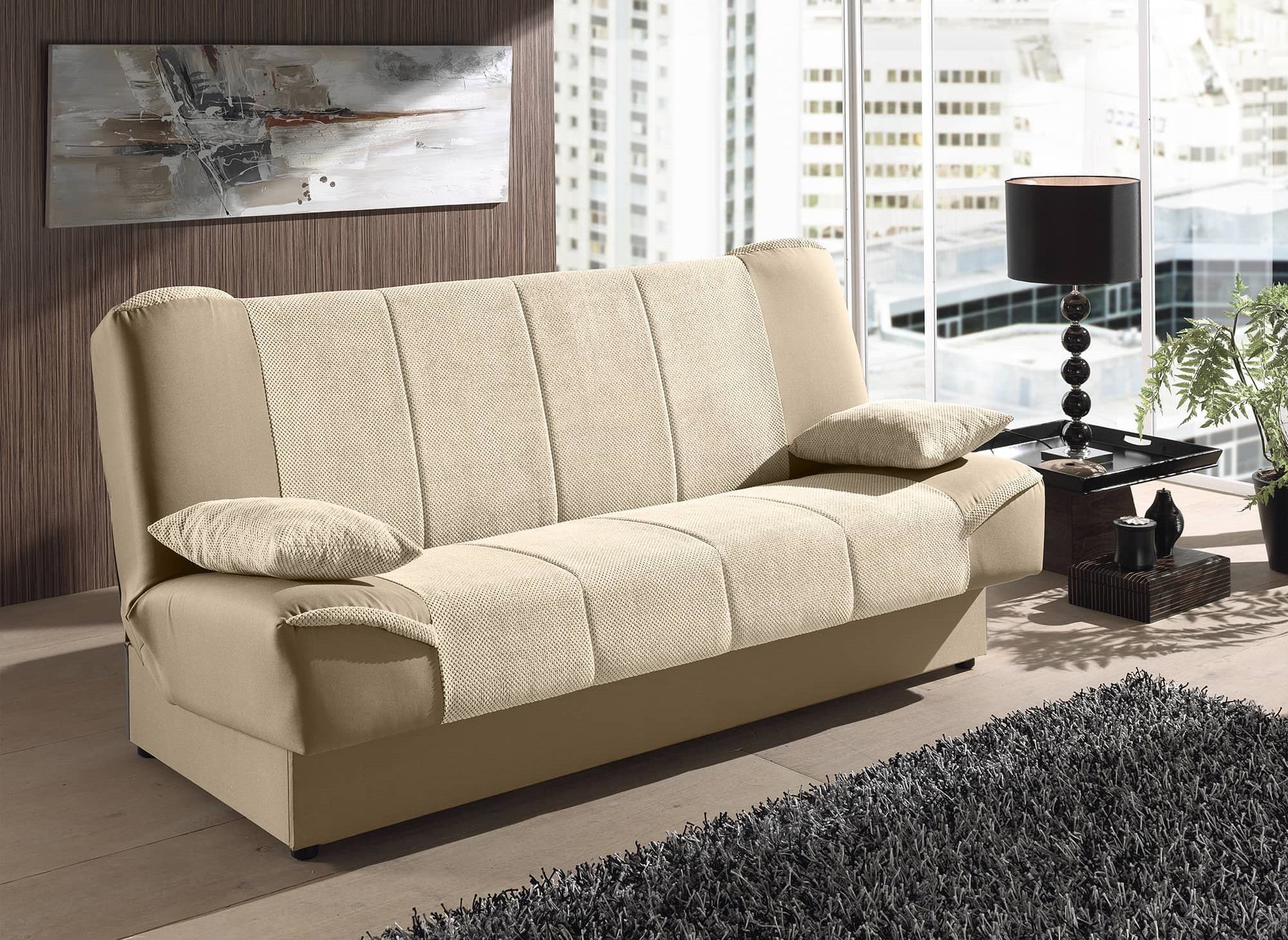 NATI beiges Schlafsofa