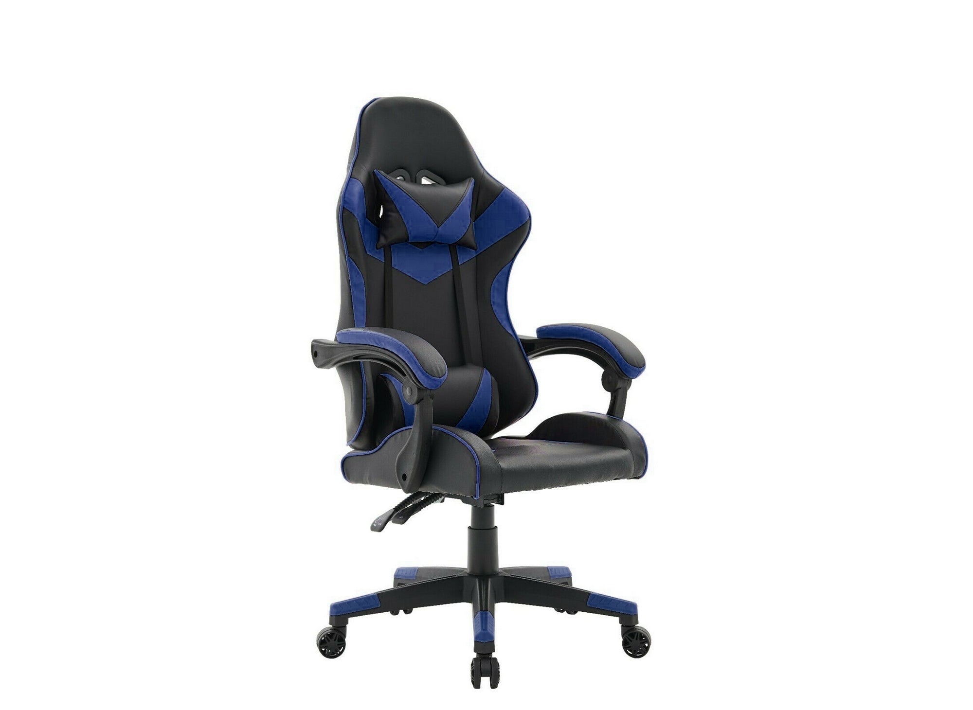 PIXEL Gaming-Stuhl aus Kunstleder in Schwarz und Blau