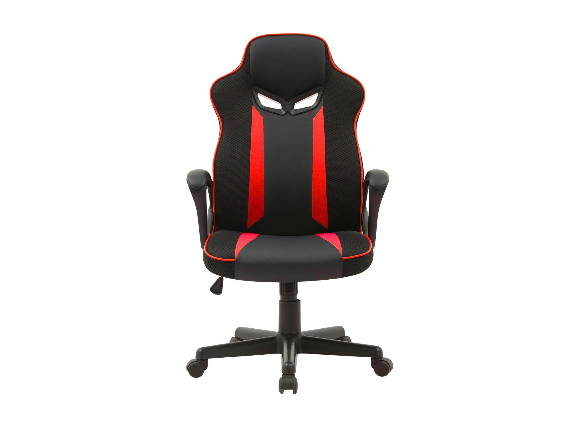 Schwarz-roter Gaming-Bürostuhl MICRON