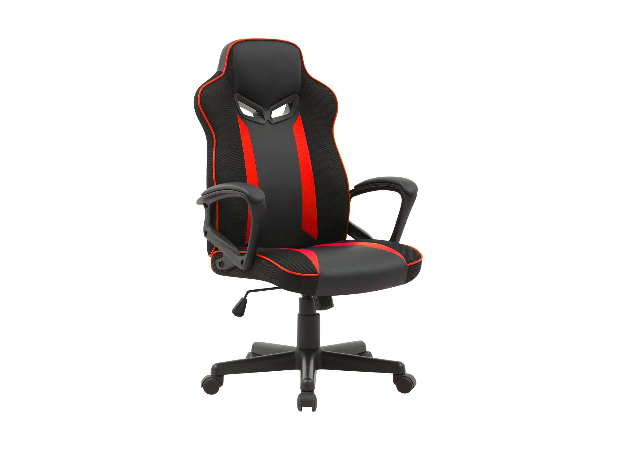 Schwarz-roter Gaming-Bürostuhl MICRON