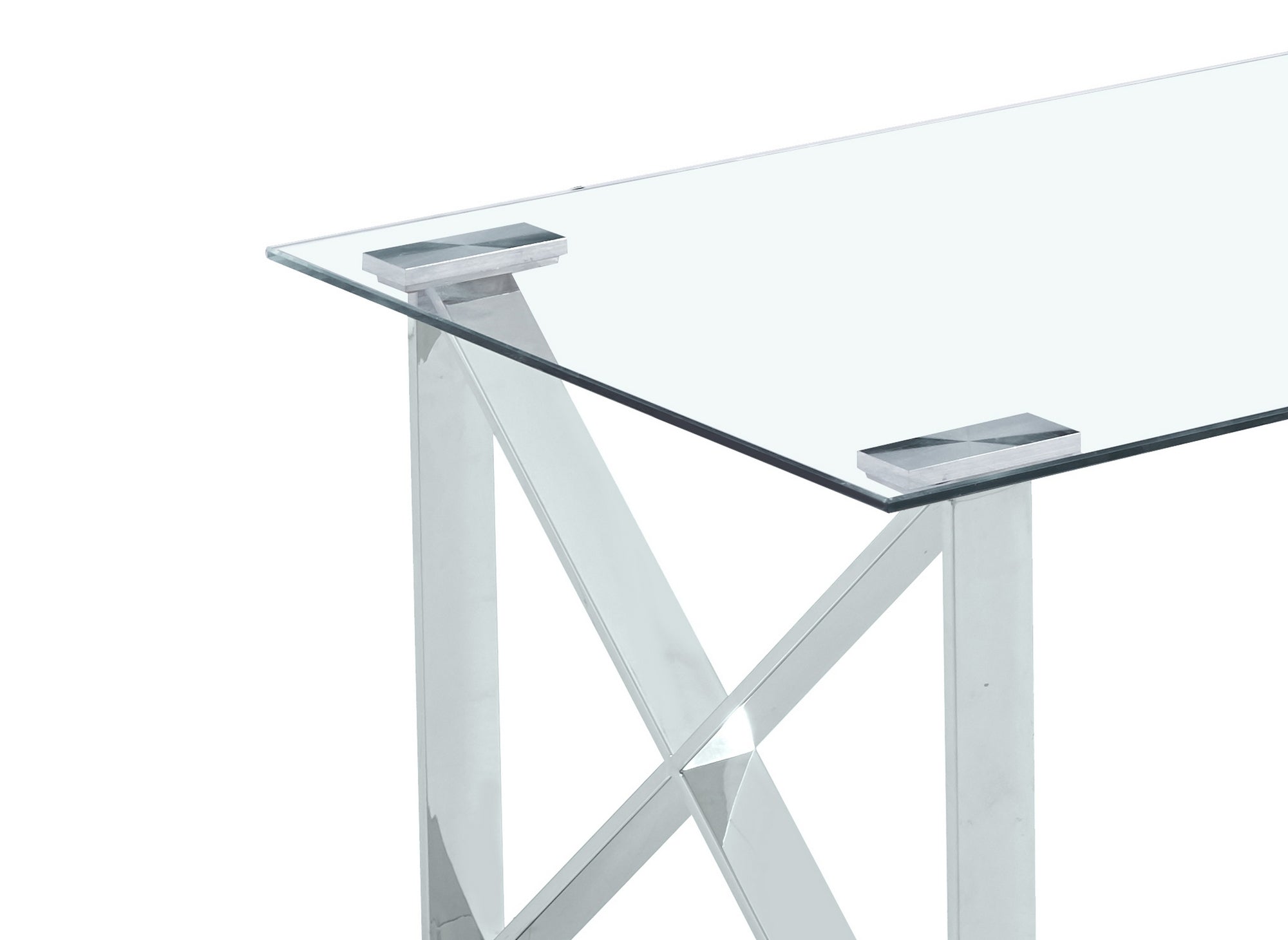 Rechteckiger Couchtisch aus Glas ISORE