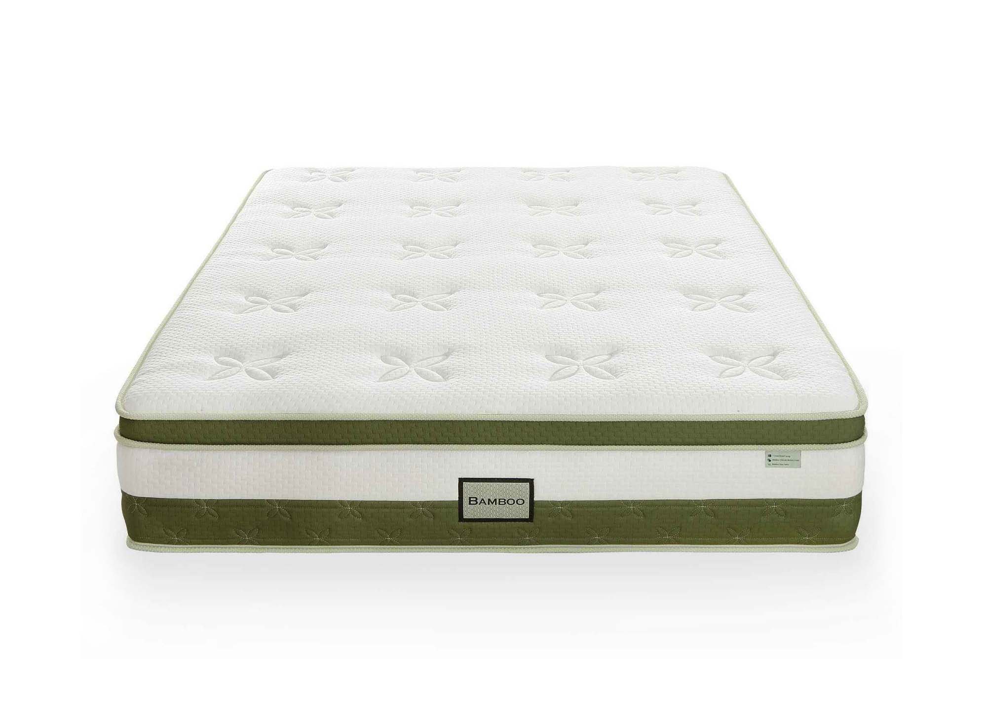 BAMBOO Hybridmatratze 160 x 200 cm Taschenfedern und Memory Foam, 30 cm dick
