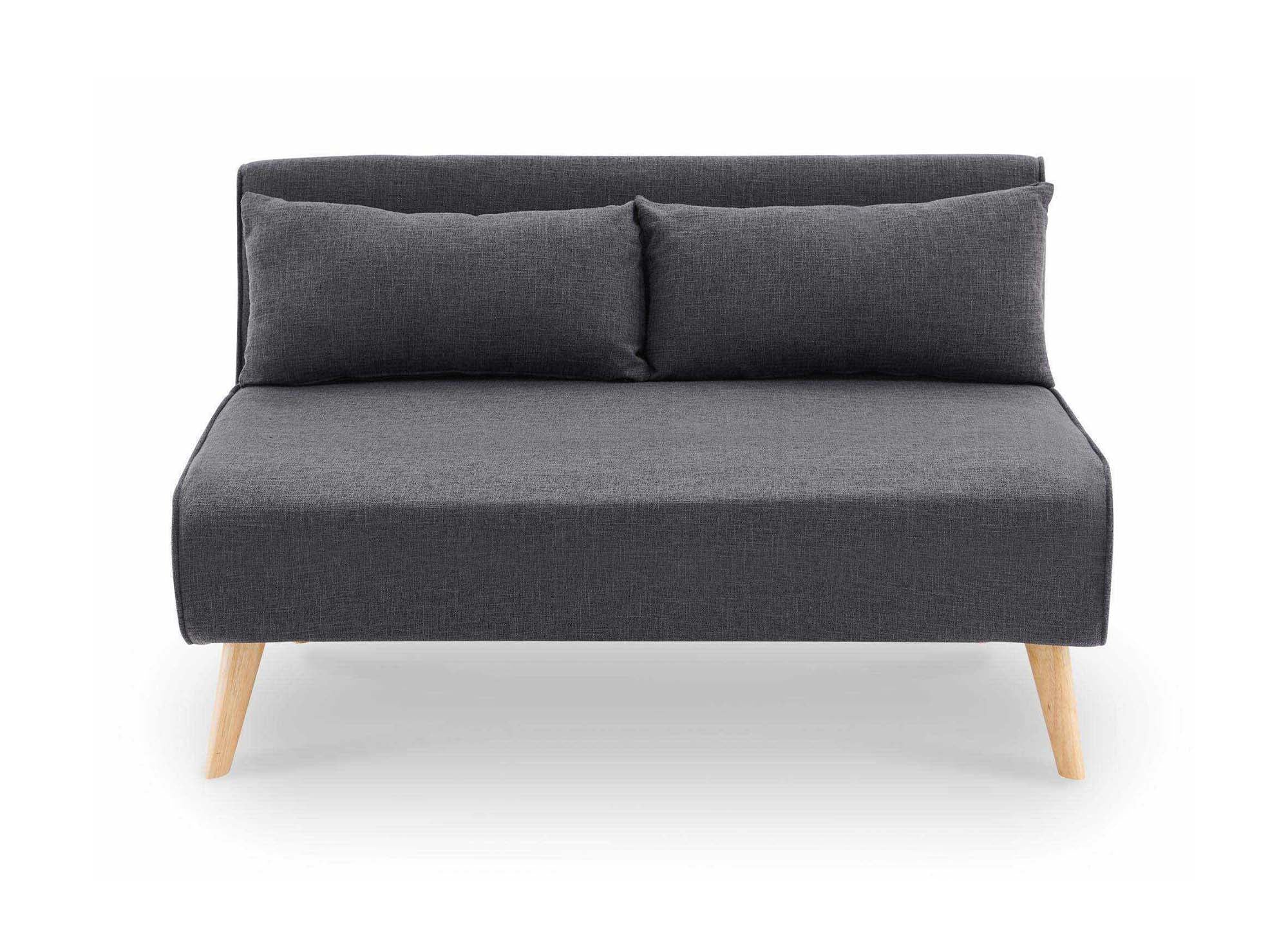 TONKA 2-Sitzer-Schlafsofa aus grauem Stoff