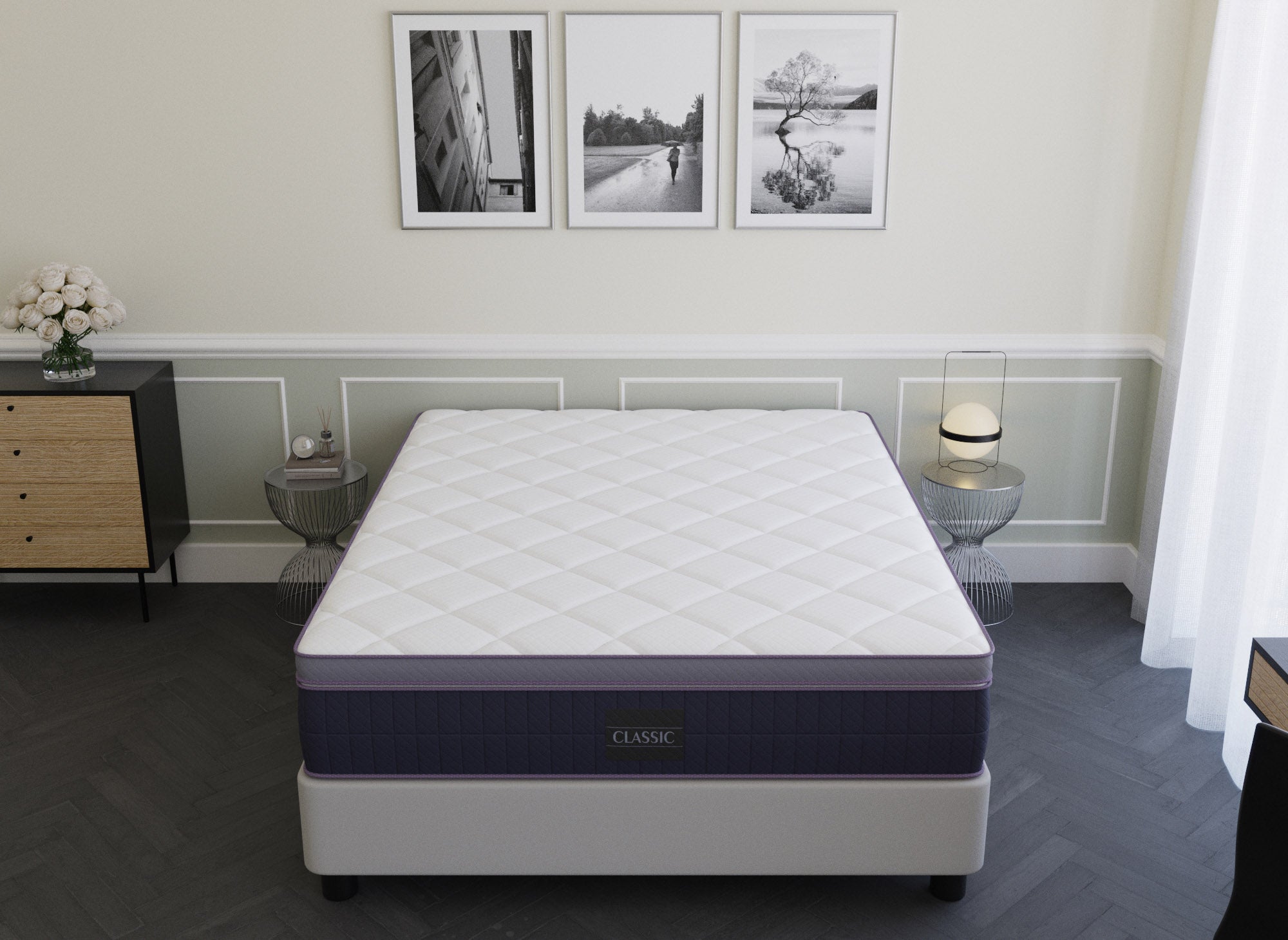CLASSIC Hybridmatratze 160 x 200 cm Taschenfedern und Memory Foam, Dicke 31 cm