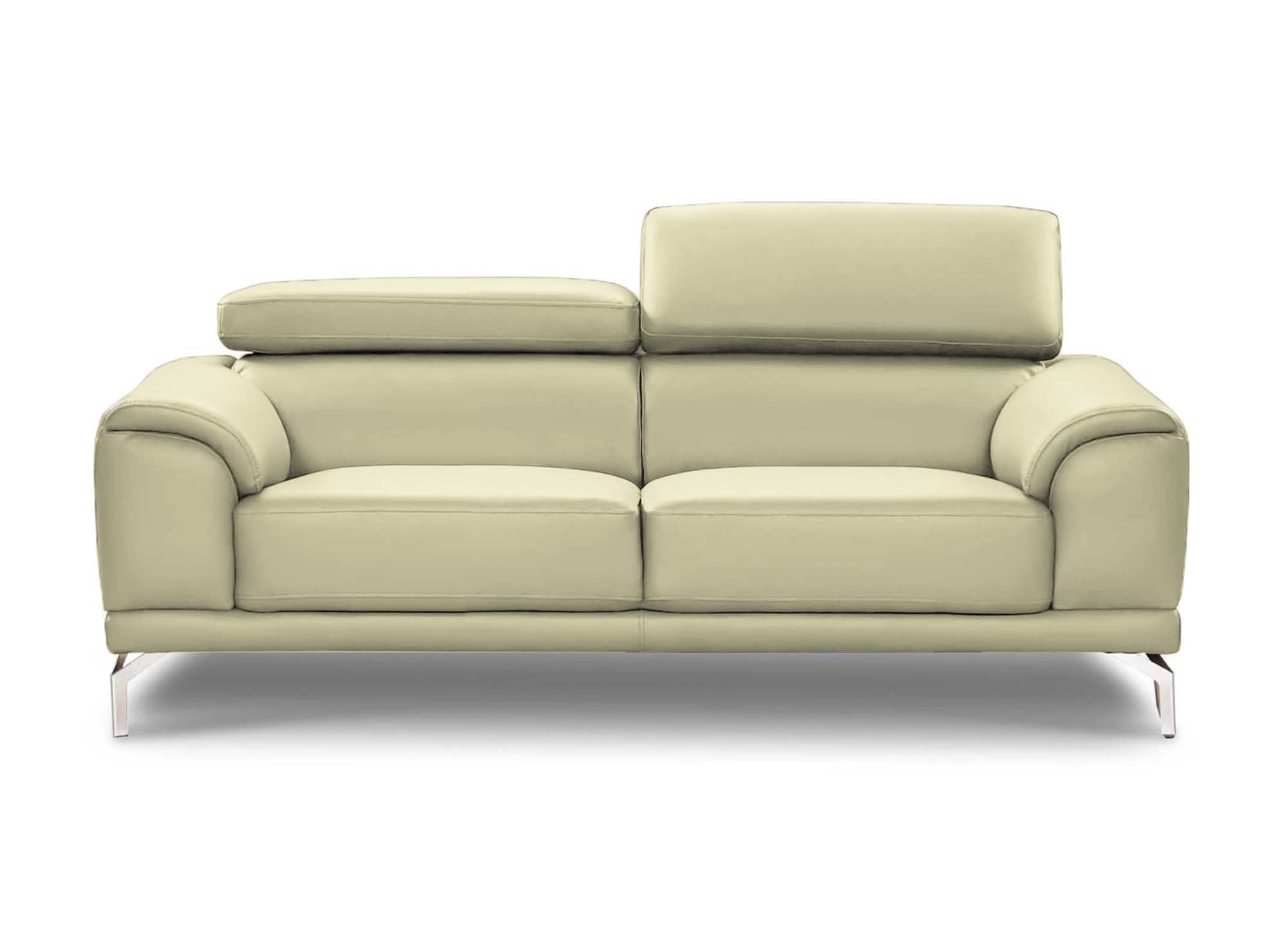 BRITTA modernes beiges 3-Sitzer-Designer-Sofa