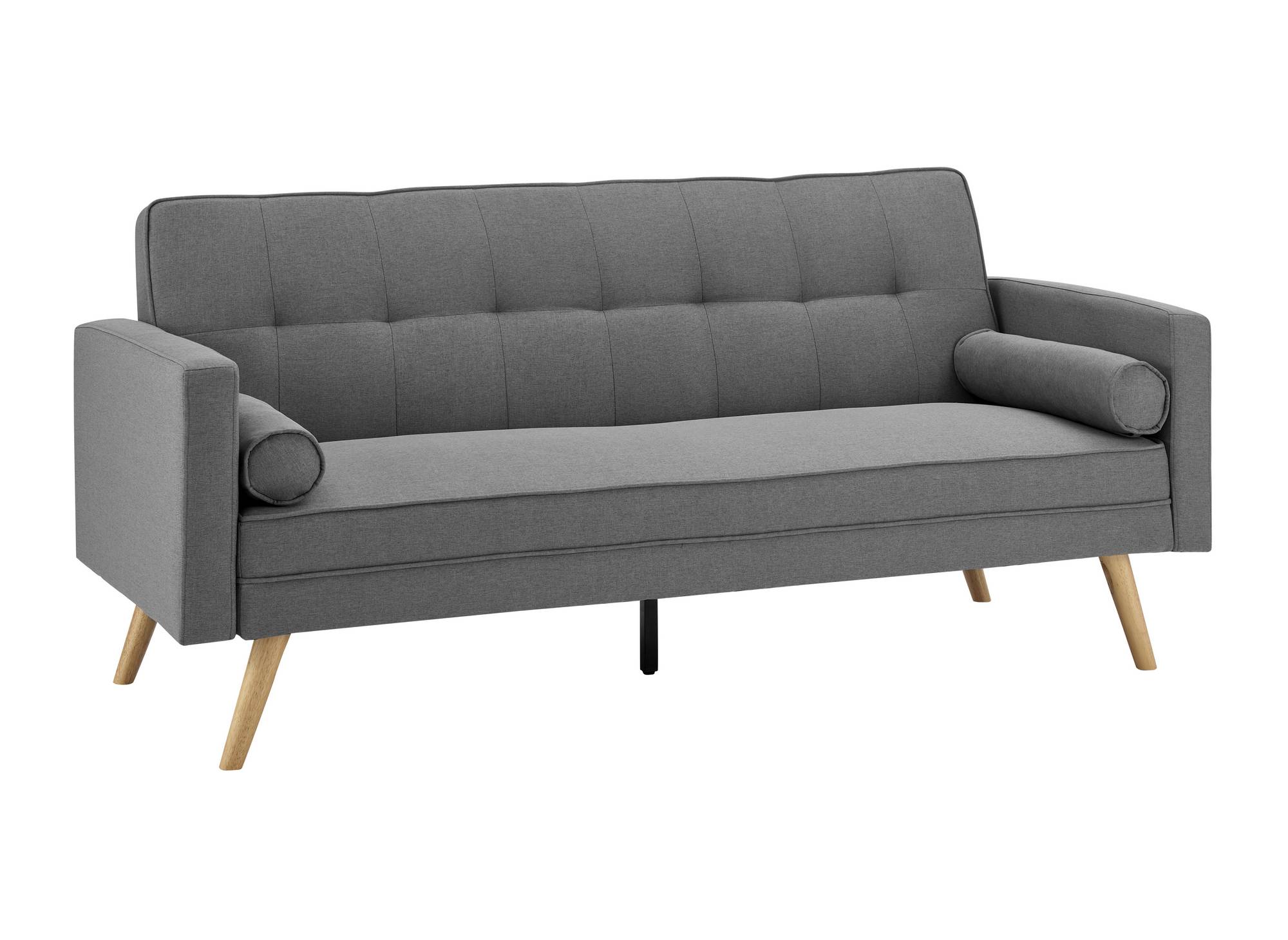 TANIA Schlafsofa aus grauem Stoff