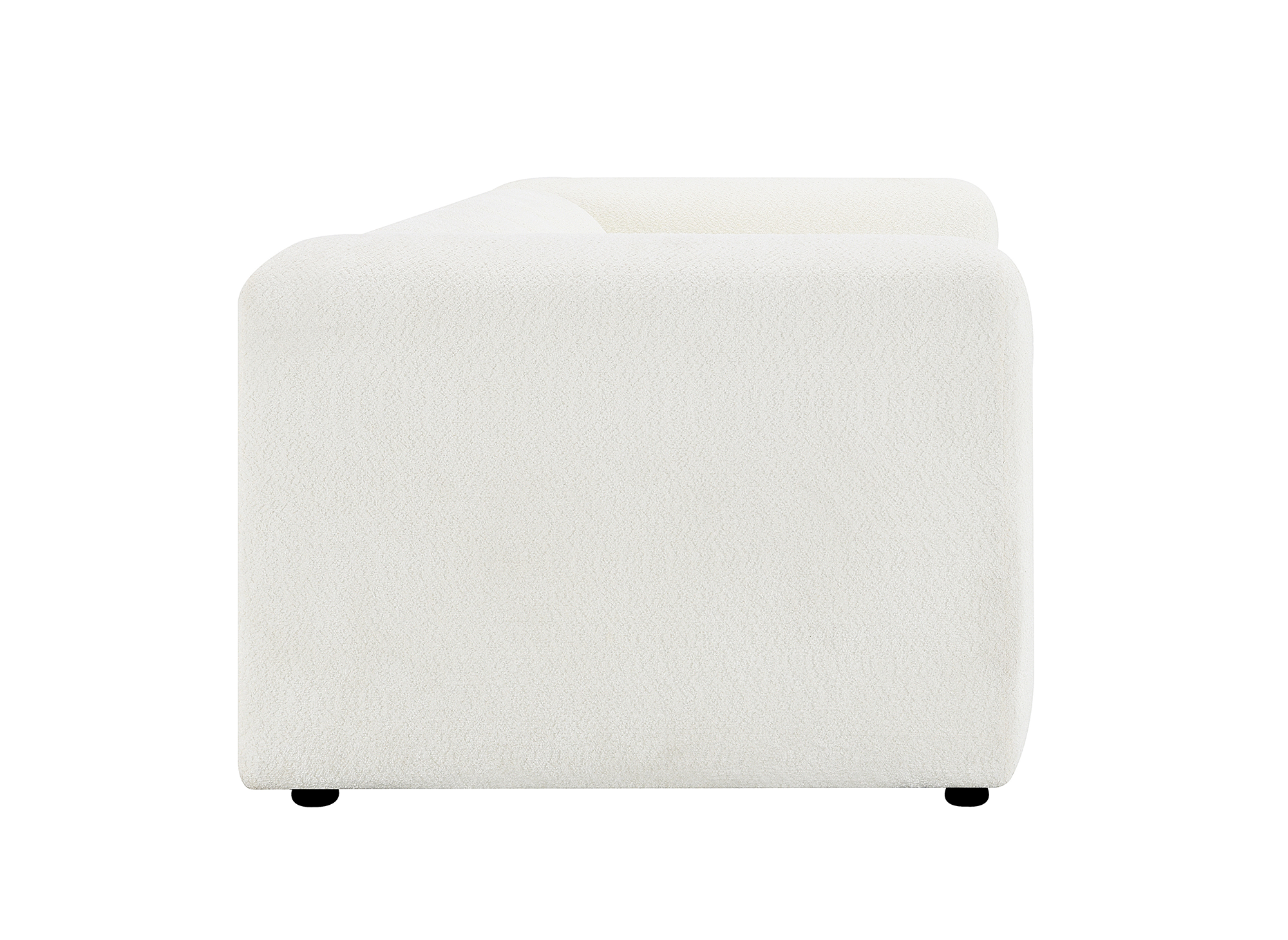 AELIS 3-Sitzer-Sofa aus ecrufarbenem Bouclé-Stoff