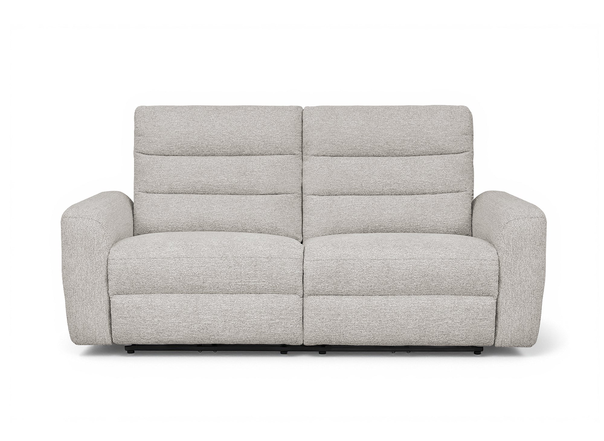 Elektrisches 3-Sitzer-Relaxsofa DAVY aus beigem Bouclé-Stoff