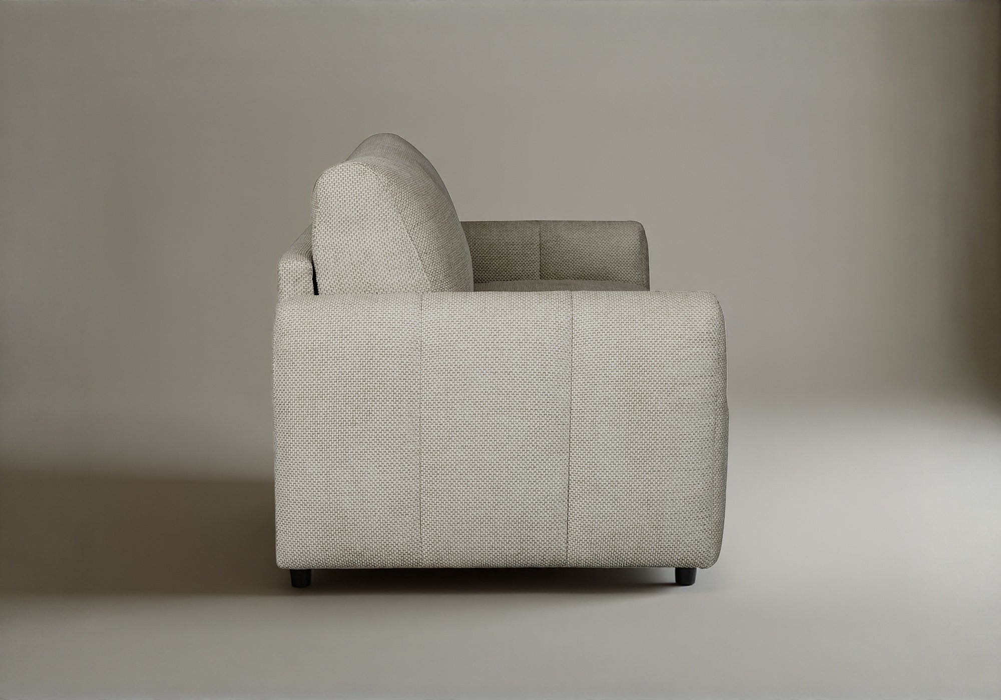 ISANDRO 3-Sitzer-Schlafsofa aus beigem Stoff