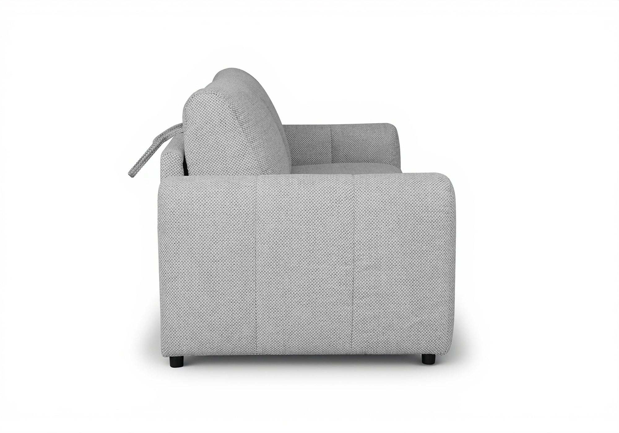 ISANDRO 3-Sitzer Express-Schlafsofa in grauem Stoff