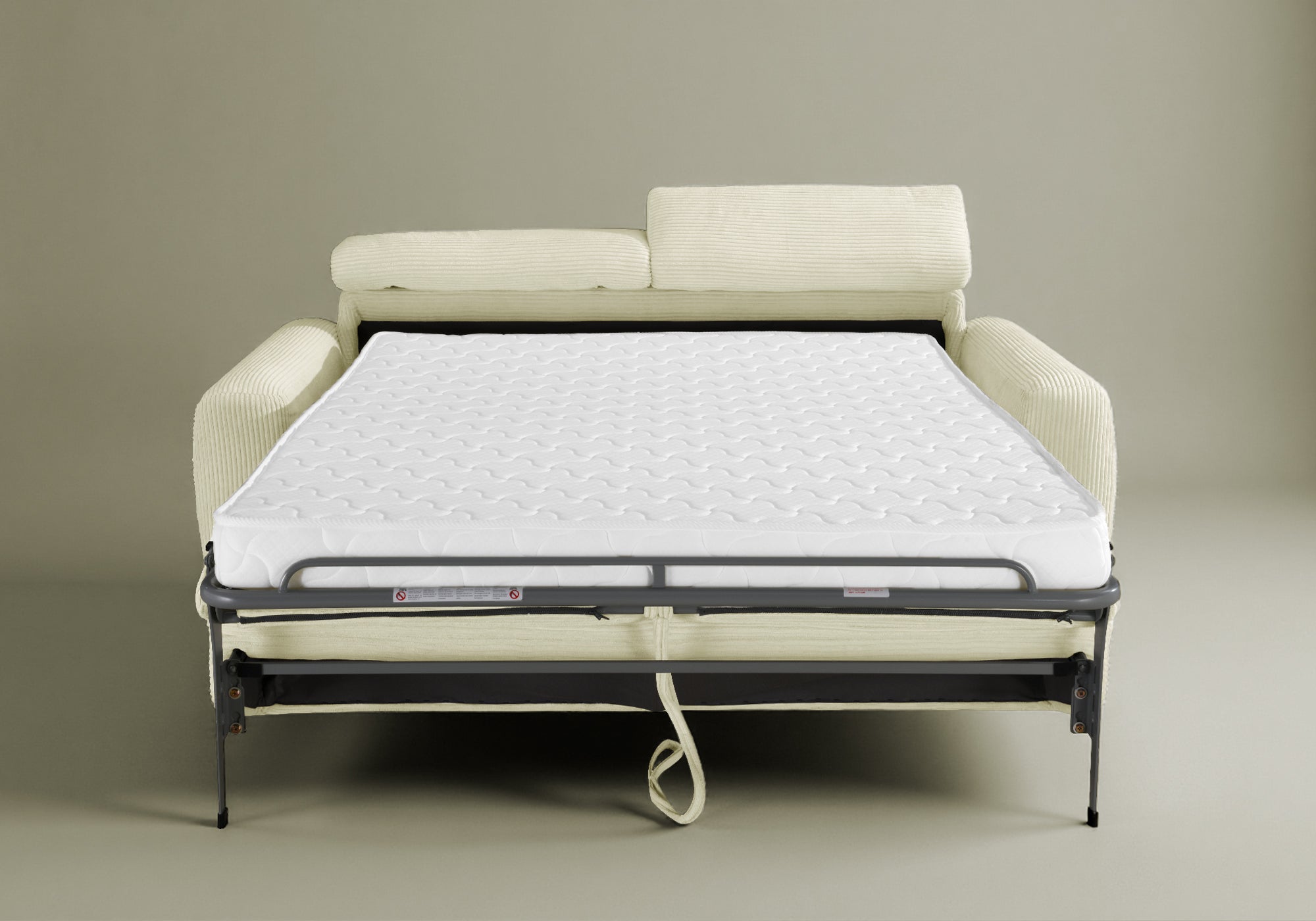 TOGO 3-Sitzer-Sofa aus beigefarbenem Cord