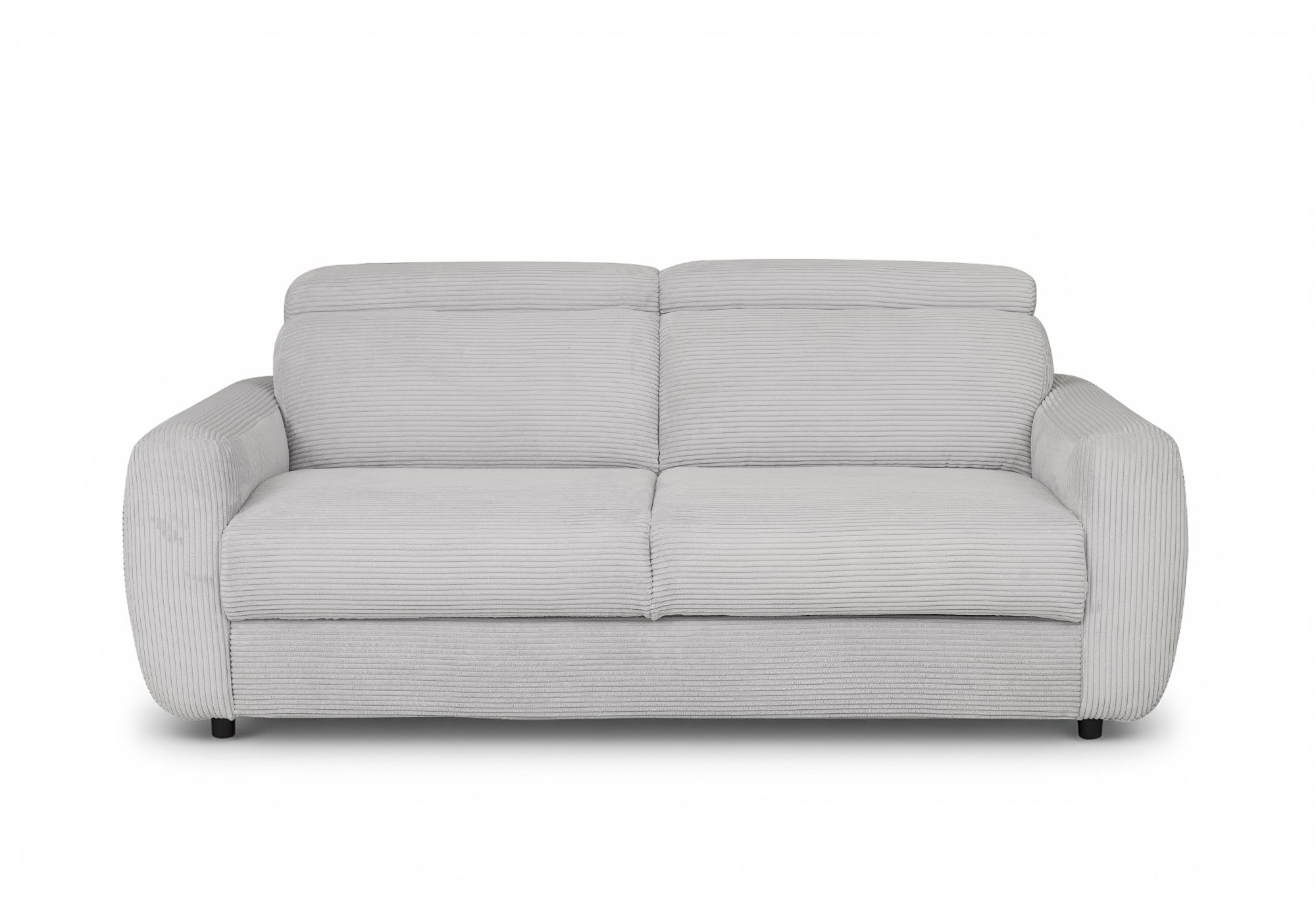 TOGO 3-Sitzer-Schlafsofa aus grauem Cord