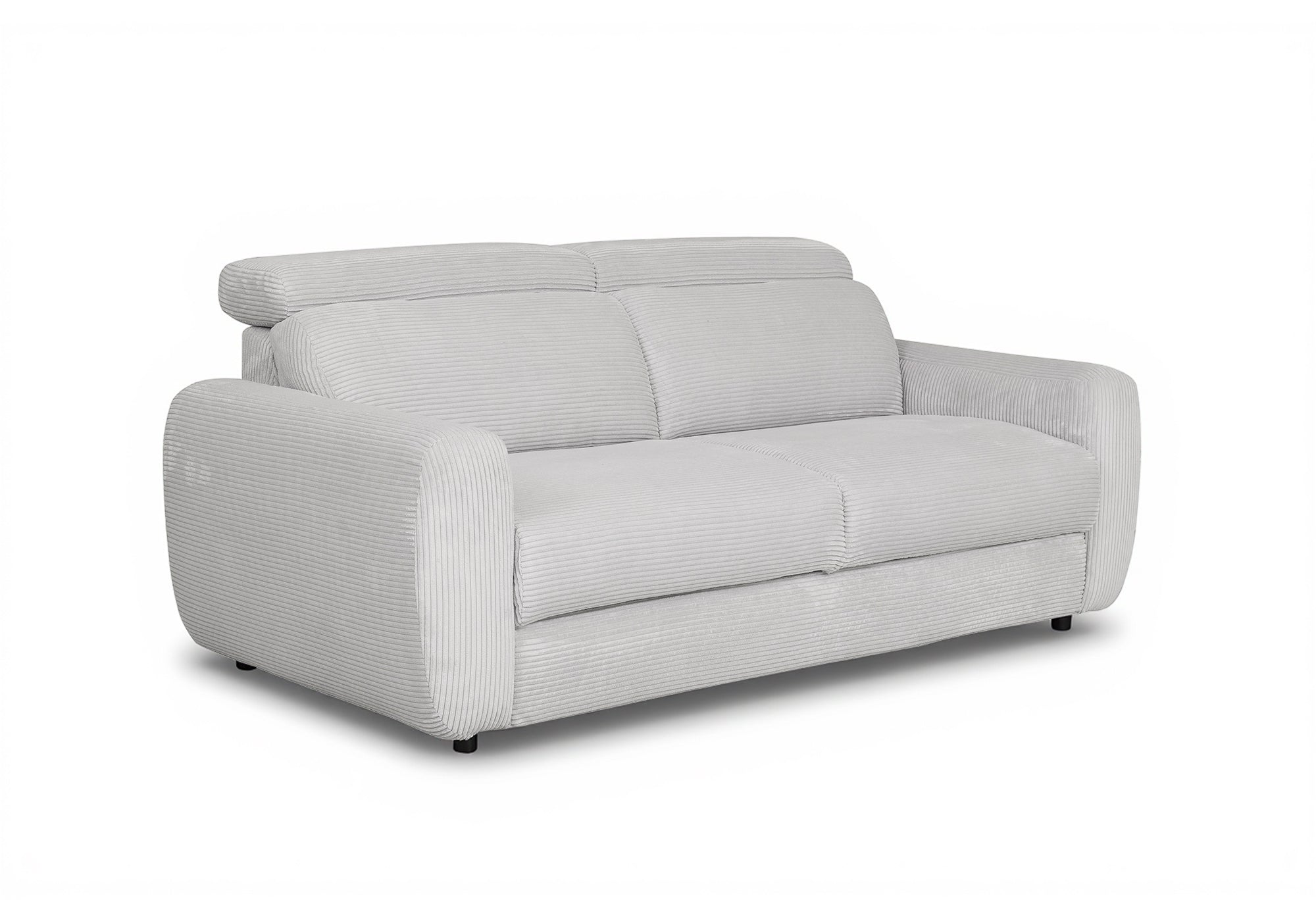 TOGO 3-Sitzer-Schlafsofa aus grauem Cord