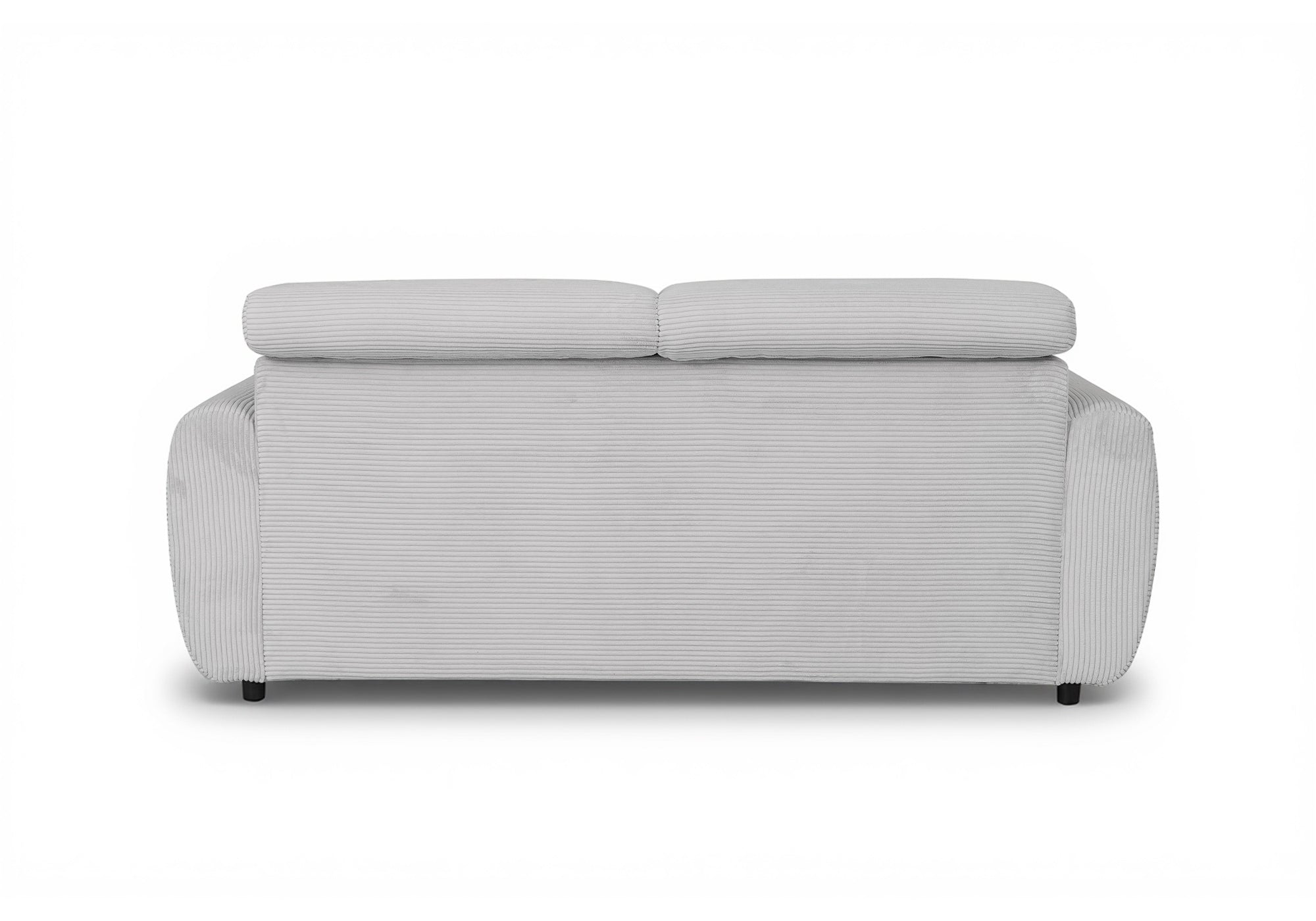 TOGO 3-Sitzer-Schlafsofa aus grauem Cord