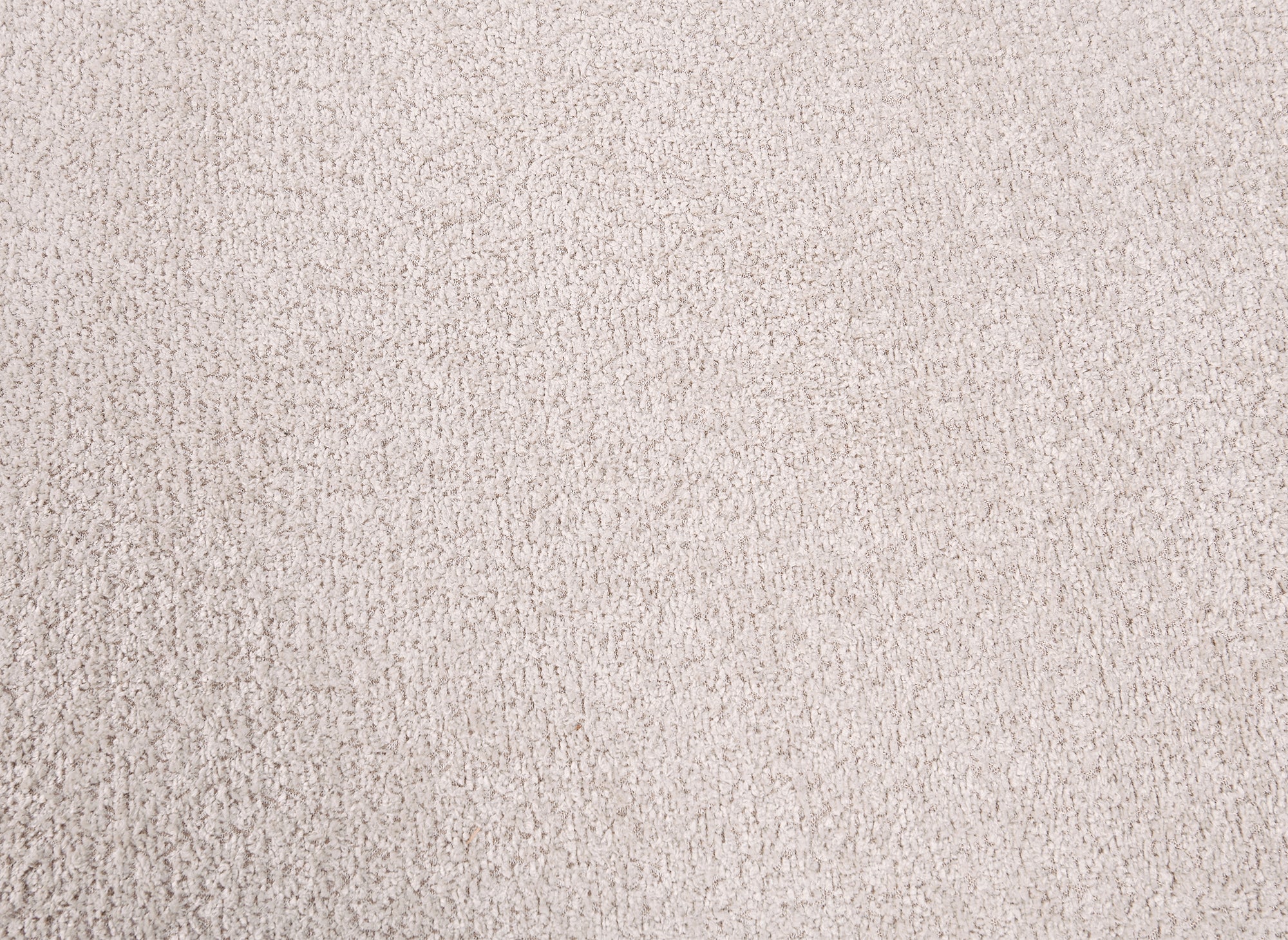 MARLA Ecksofa aus beigefarbenem Frotteestoff mit Stauraum - rechtwinklig