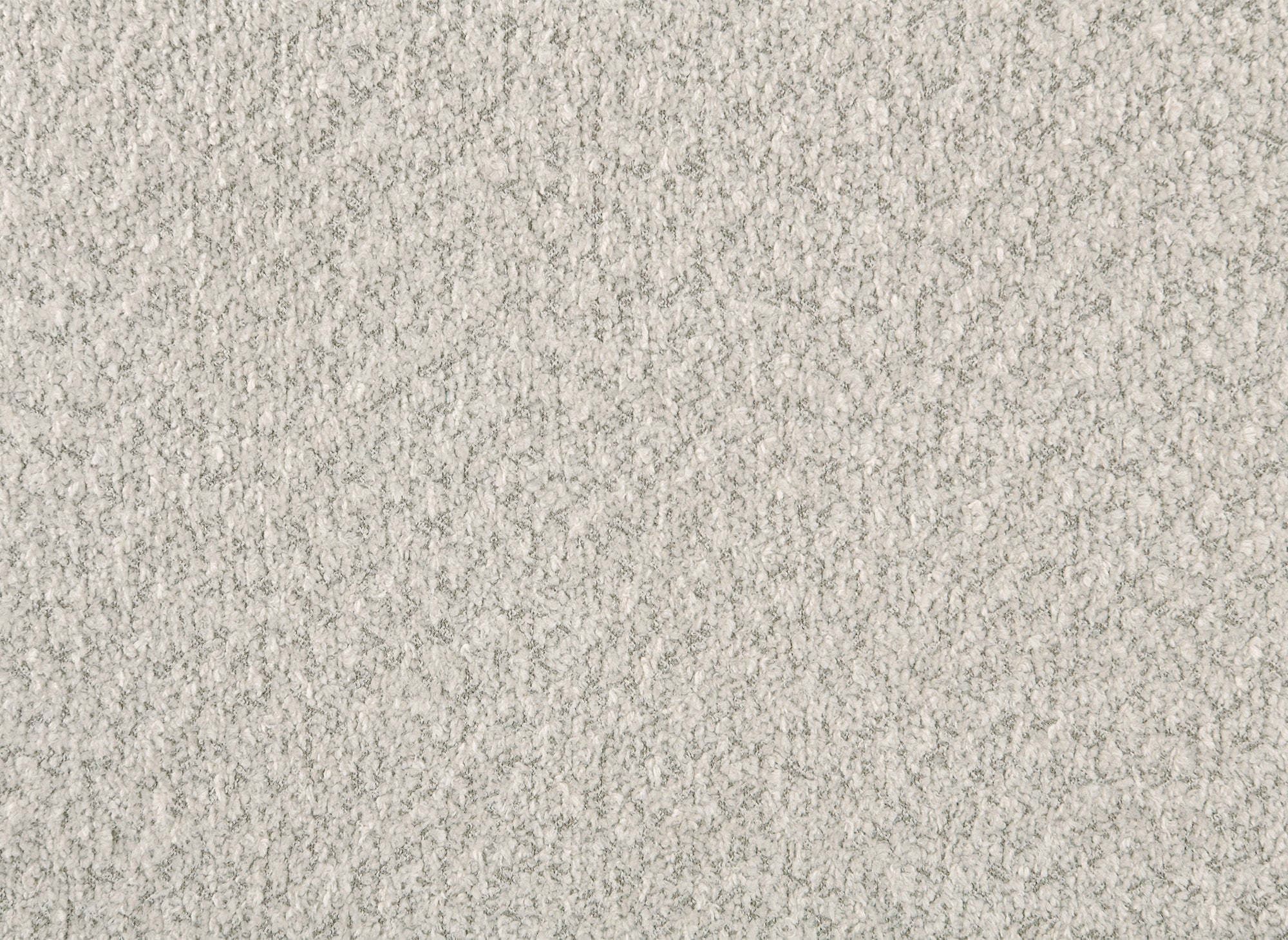 MAYORA 3-Sitzer-Umbausofa aus ecrufarbenem Bouclé-Stoff