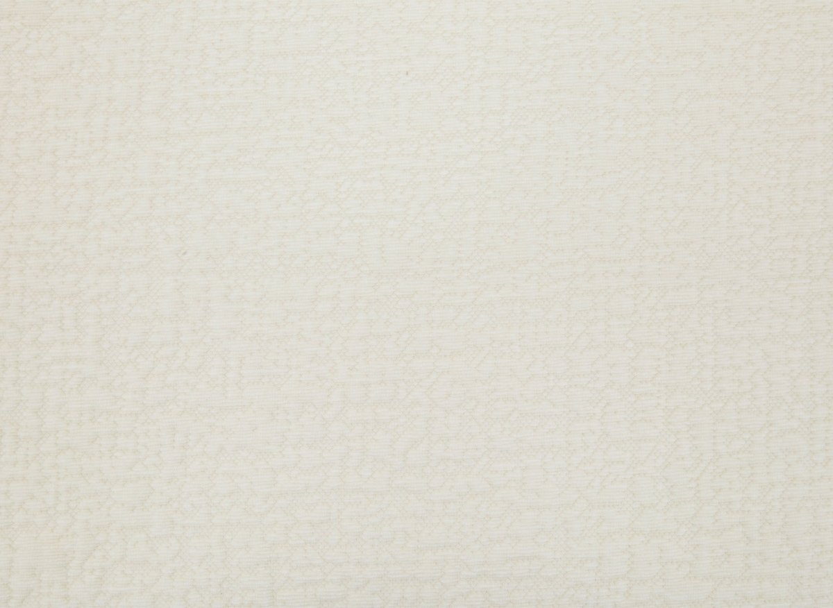 Canapé 4 places en velours tissé écru DARIUS - DécoInParis