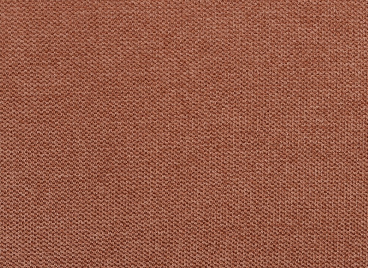 Canapé d'angle convertible avec coffre en tissu terracotta HAVEN - Angle gauche - DécoInParis