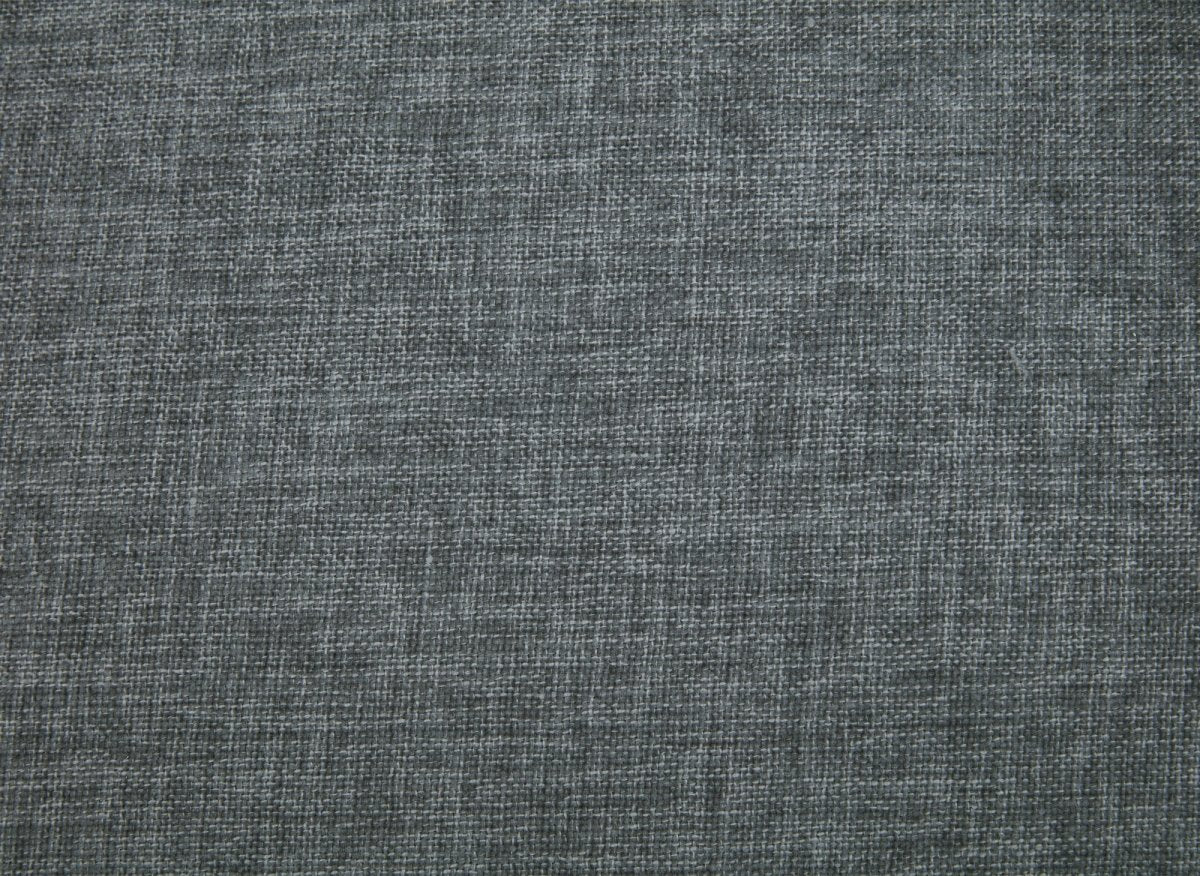 Canapé droit 3 places en velours chiné gris ABELIA - DécoInParis