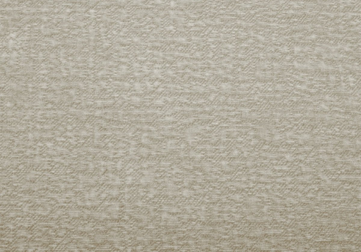 Canapé droit fixe 5 places en velours tissé beige IMENIA - DécoInParis