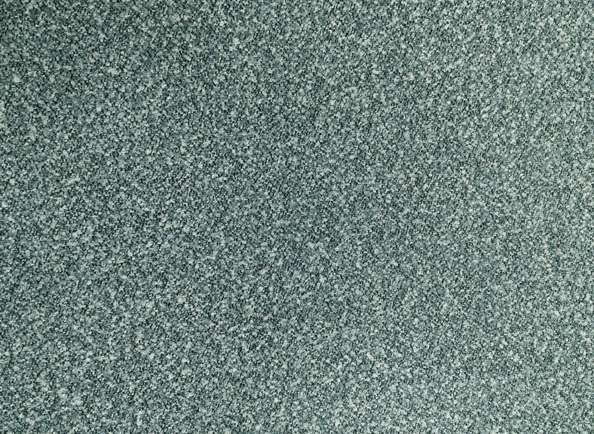 Canapé fixe 3 places en tissu bouclette vert d'eau EZRA - DécoInParis