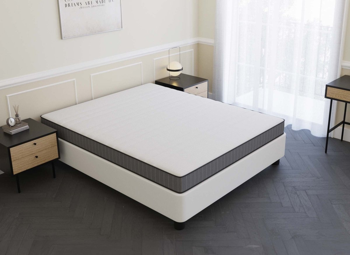 Matelas en mousse 160 x 200 cm épaisseur 15 cm WOLK - DécoInParis