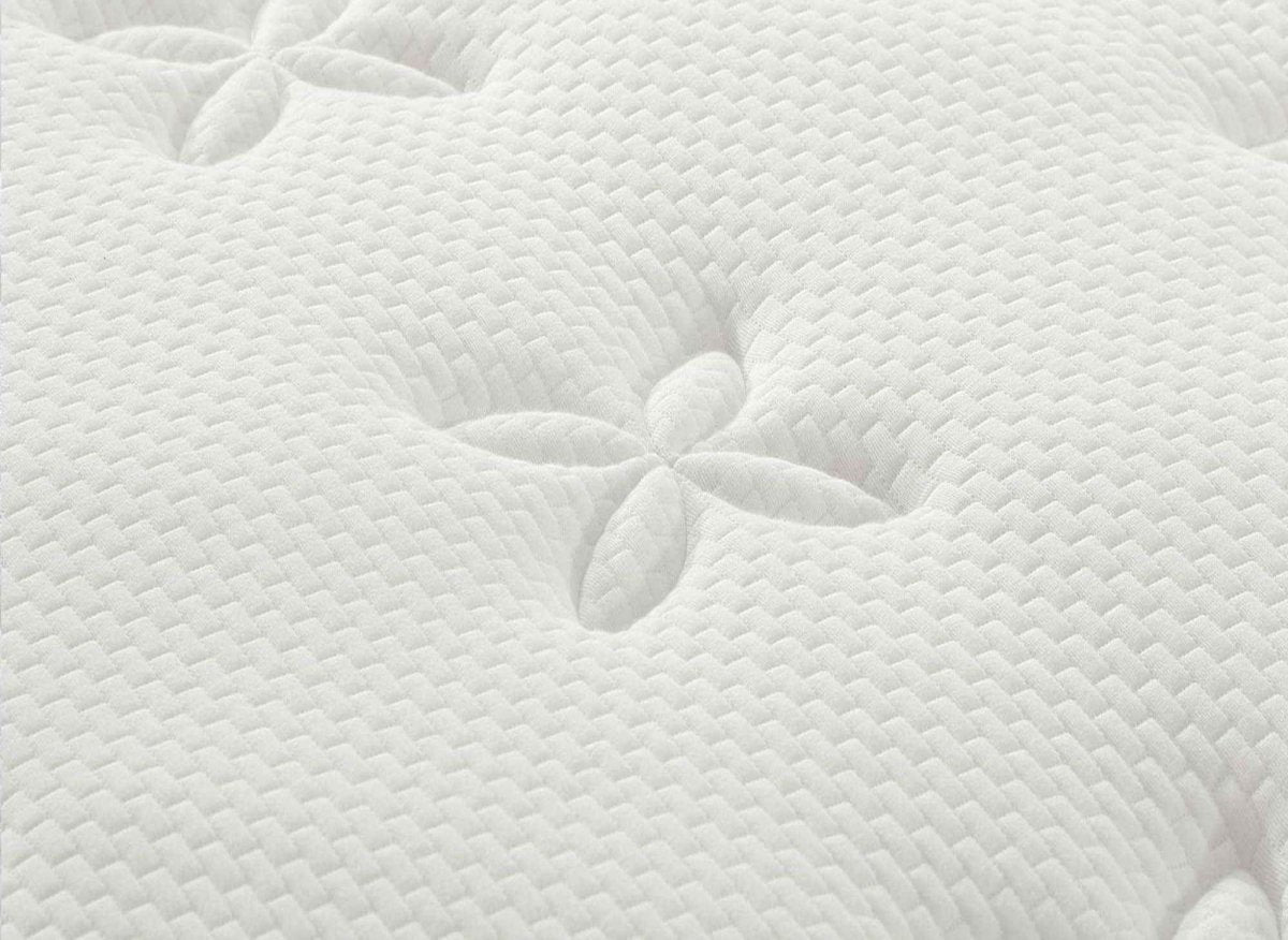 Matelas hybride BAMBOO 140 x 190 cm ressorts ensachés et mémoire de forme épaisseur 30 cm - DécoInParis