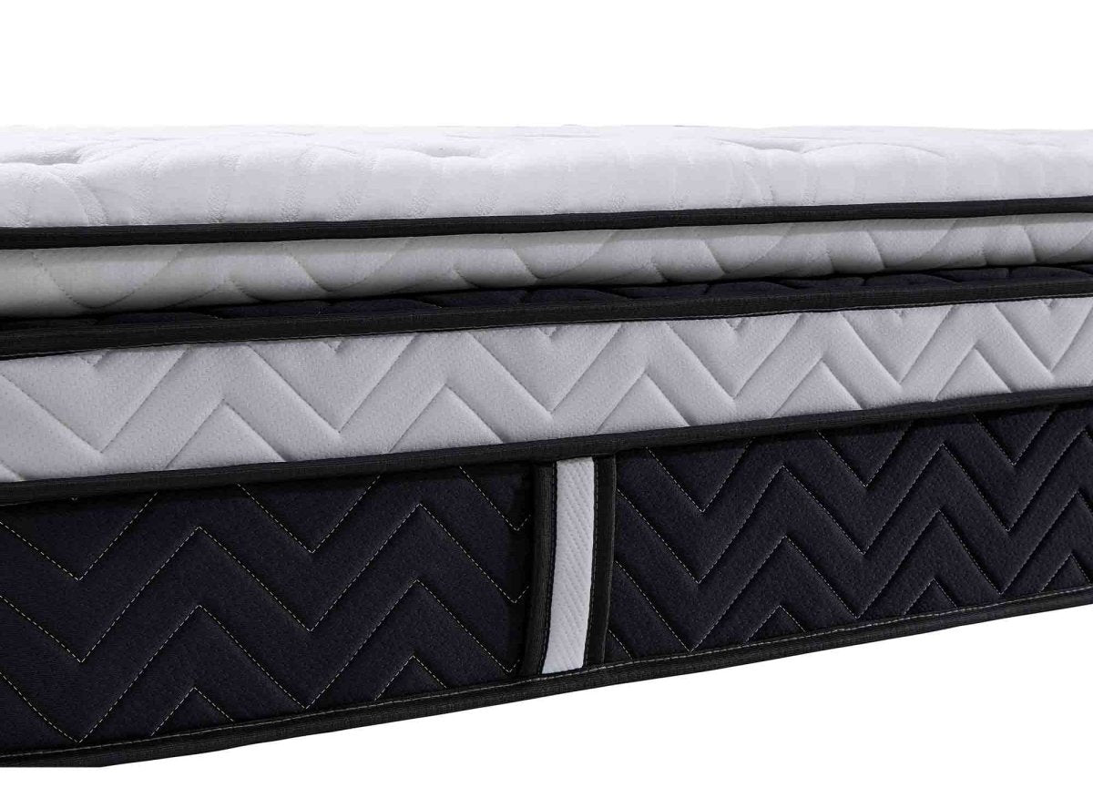 Matelas hybride mémoire de forme 140 x 190 cm épaisseur 35 cm - CLOUDY - DécoInParis