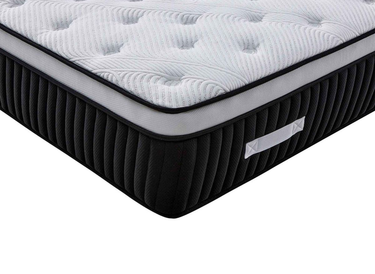 Matelas hybride mémoire de forme 140 x 190 cm épaisseur 37 cm - PILLOW - DécoInParis