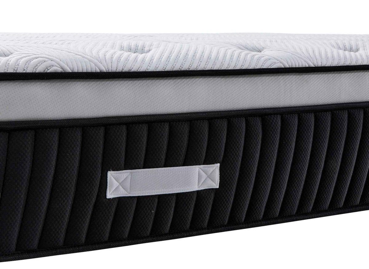 Matelas hybride mémoire de forme 140 x 190 cm épaisseur 37 cm - PILLOW - DécoInParis
