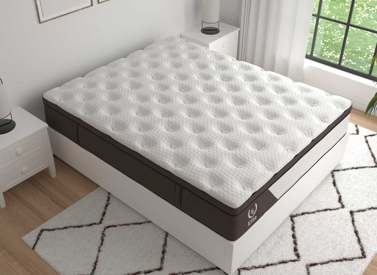 Matelas hybride mousse et ressorts ensachés 160 x 200 cm épaisseur 30 cm MANOA - DécoInParis