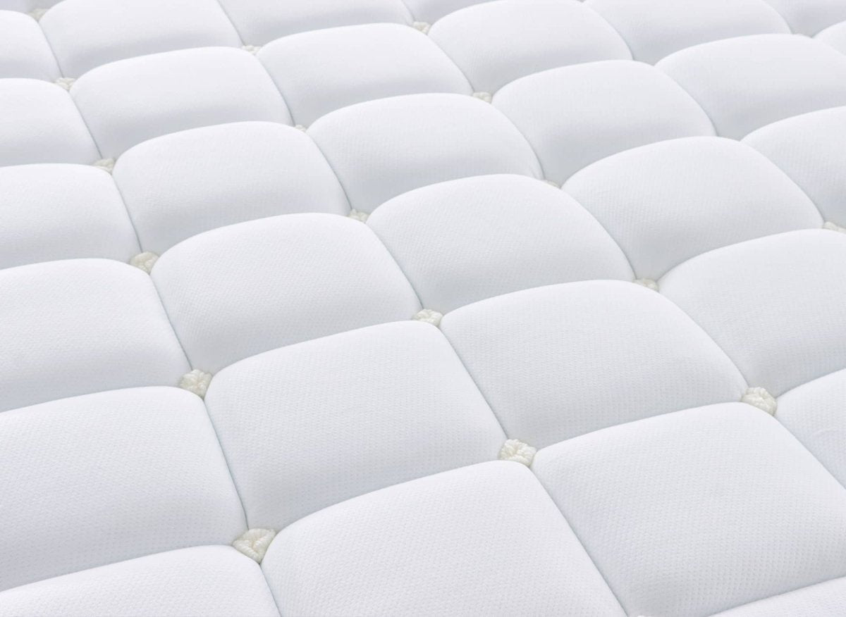 Matelas hybride mousse mémoire en gel et ressorts ensachés 160 x 200 cm épaisseur 31 cm SERENA - DécoInParis