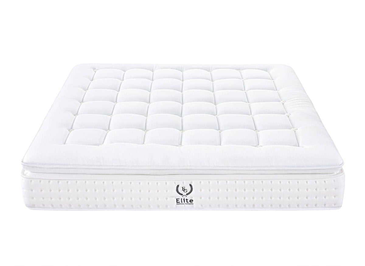 Matelas hybride mousse mémoire en gel et ressorts ensachés 180 x 200 cm épaisseur 31 cm SERENA - DécoInParis