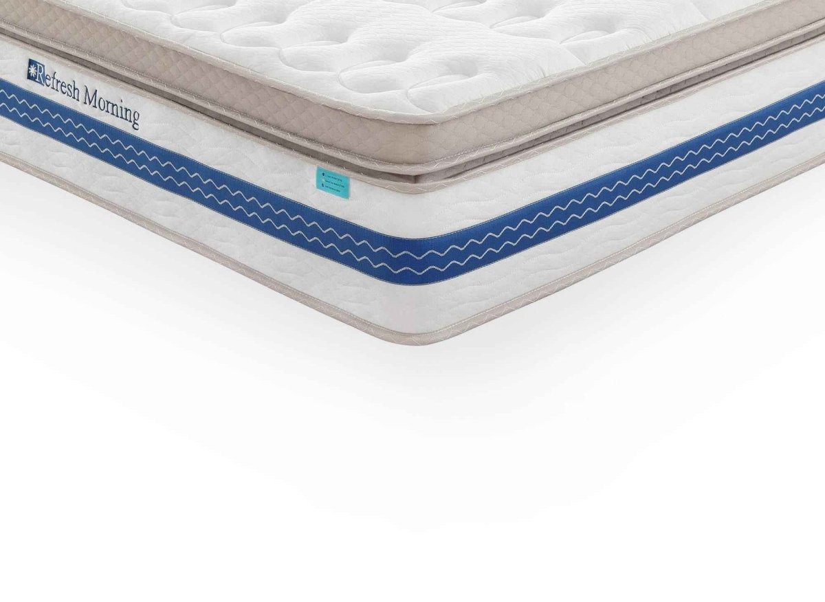 Matelas hybride REFRESH 180 x 200 cm ressorts ensachés et mémoire de forme épaisseur 32 cm - DécoInParis