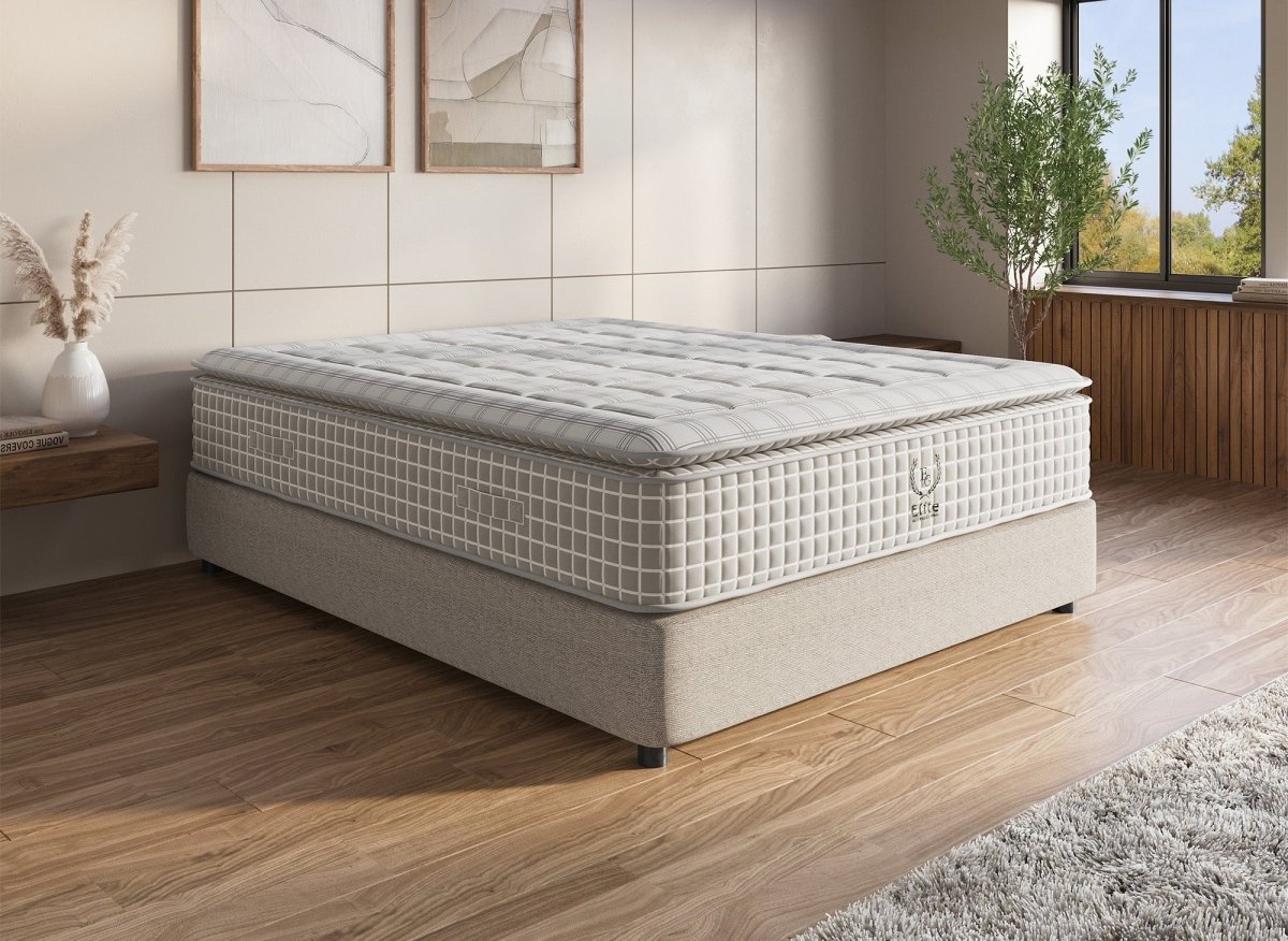 Matelas hybride ressorts ensachés 180 x 200 cm épaisseur 34 cm SIMON - DécoInParis